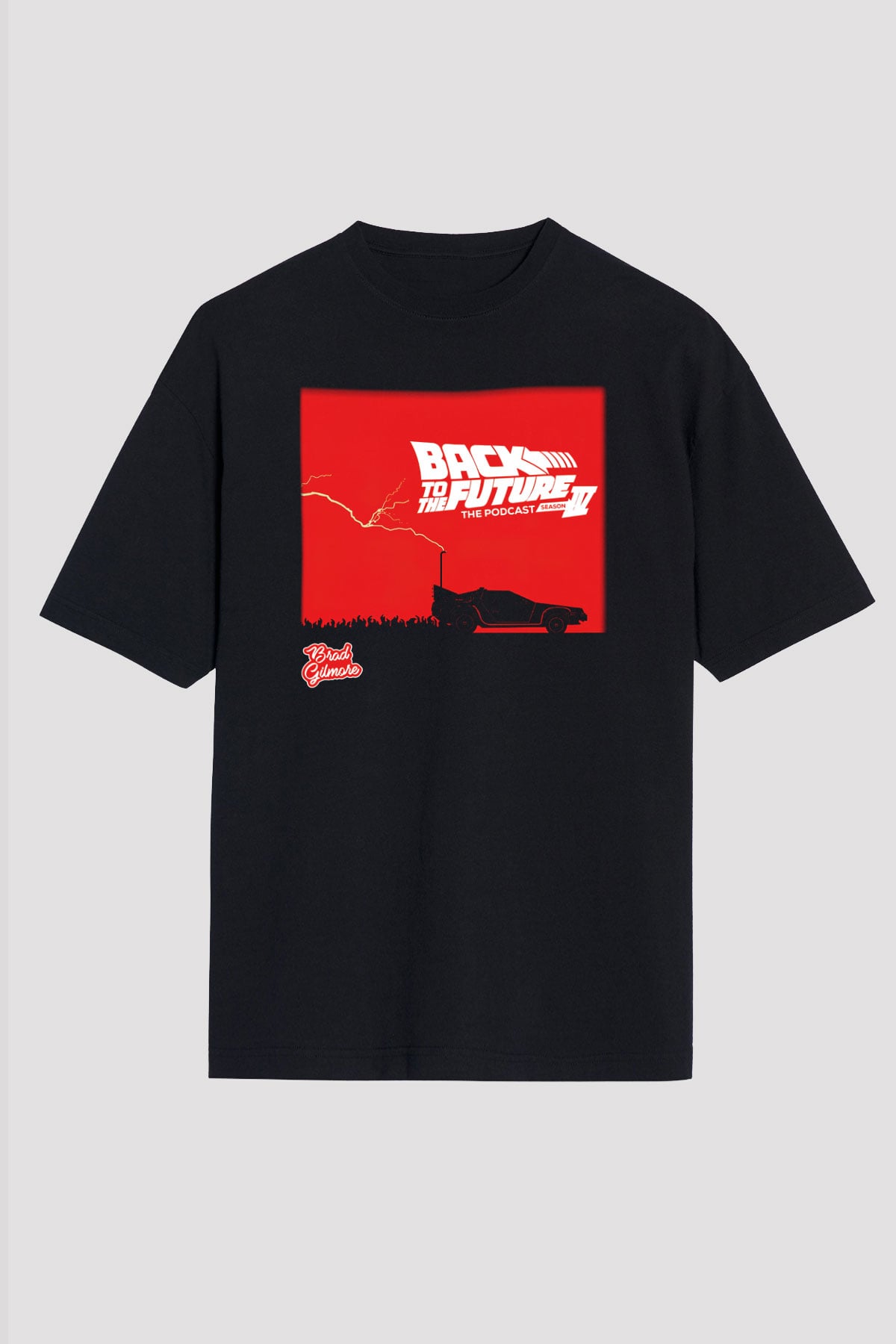 Back to the future Geleceğe Dönüş Siyah Unisex Oversize Tişört