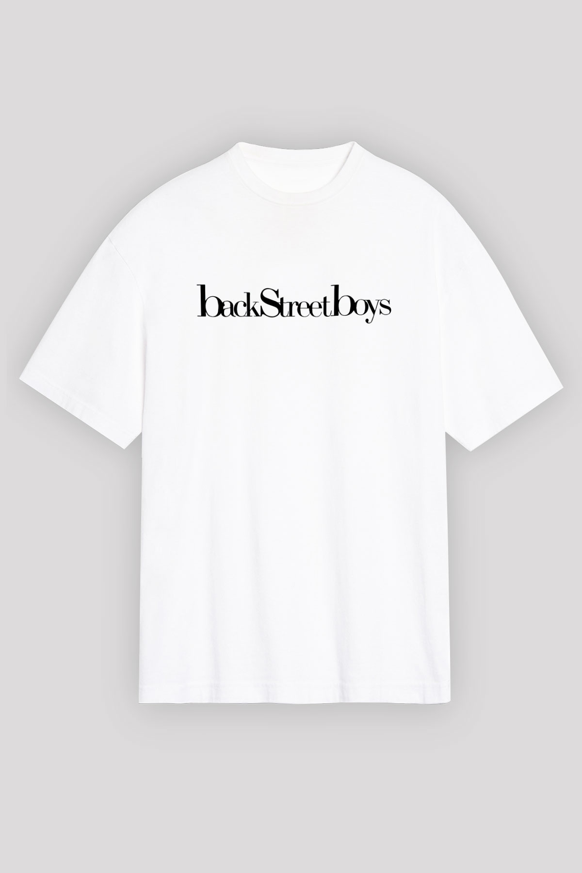 Backstreet Boys Beyaz Unisex Oversize Tişört T-Shirt