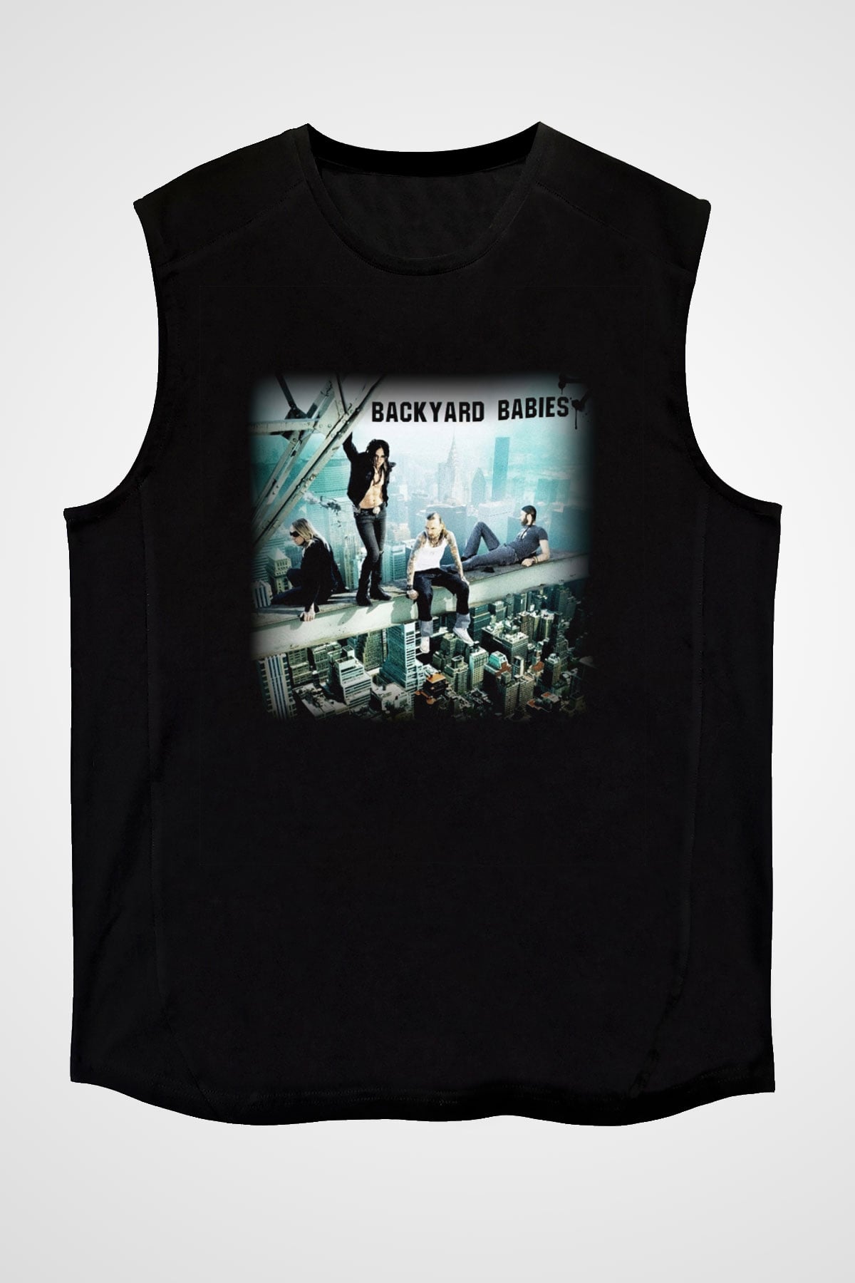 Backyard Babies Siyah Unisex Kolsuz Tişört