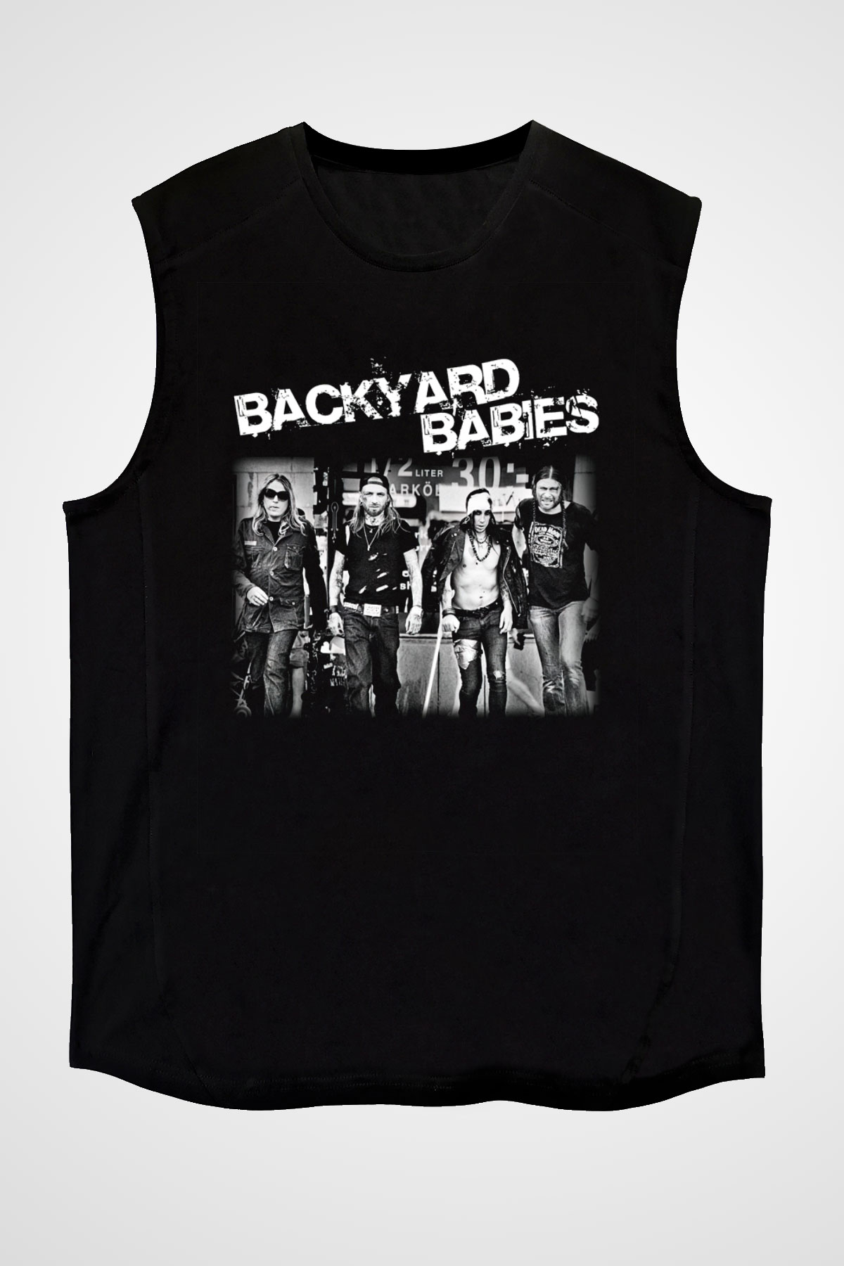 Backyard Babies Siyah Unisex Kolsuz Tişört