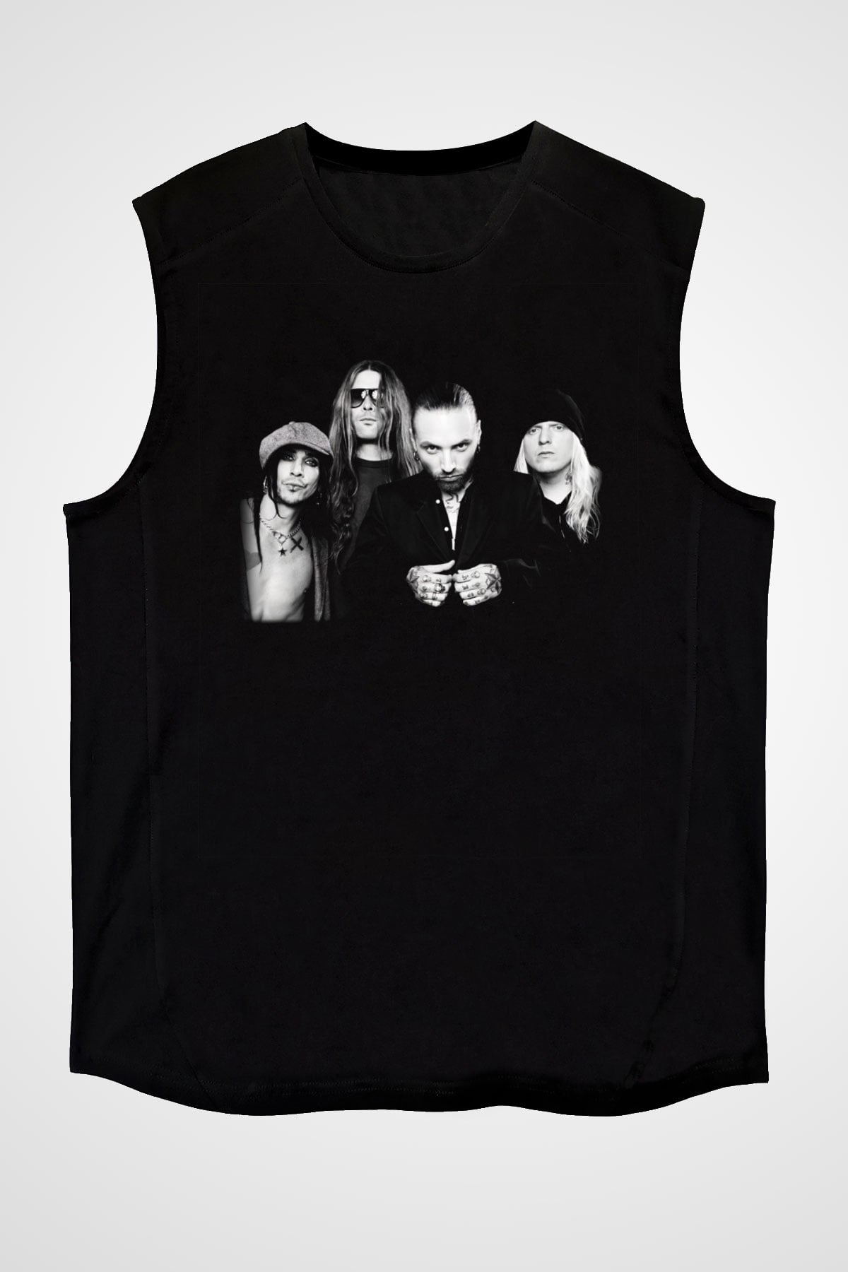 Backyard Babies Siyah Unisex Kolsuz Tişört