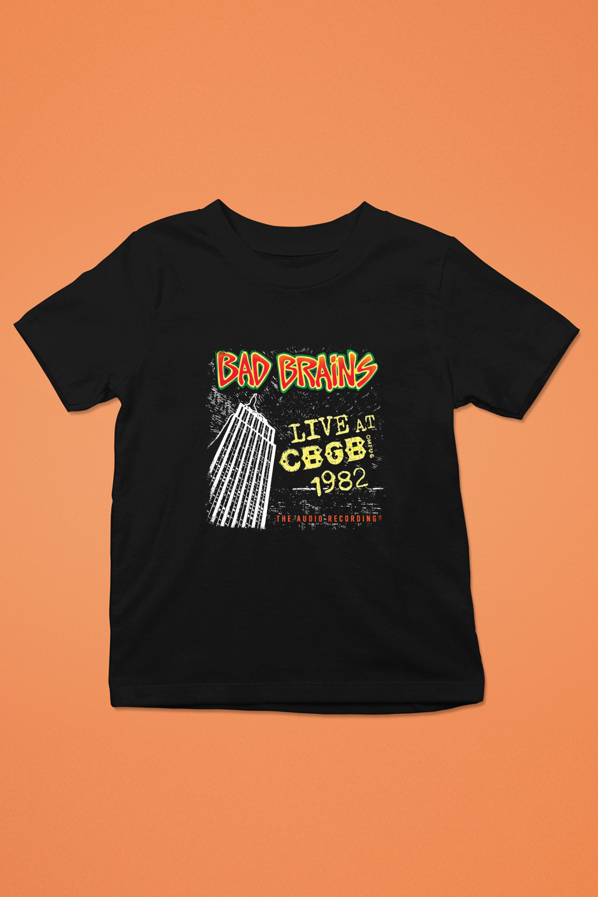 Bad Brains Baskılı Unisex Siyah Çocuk Tişört