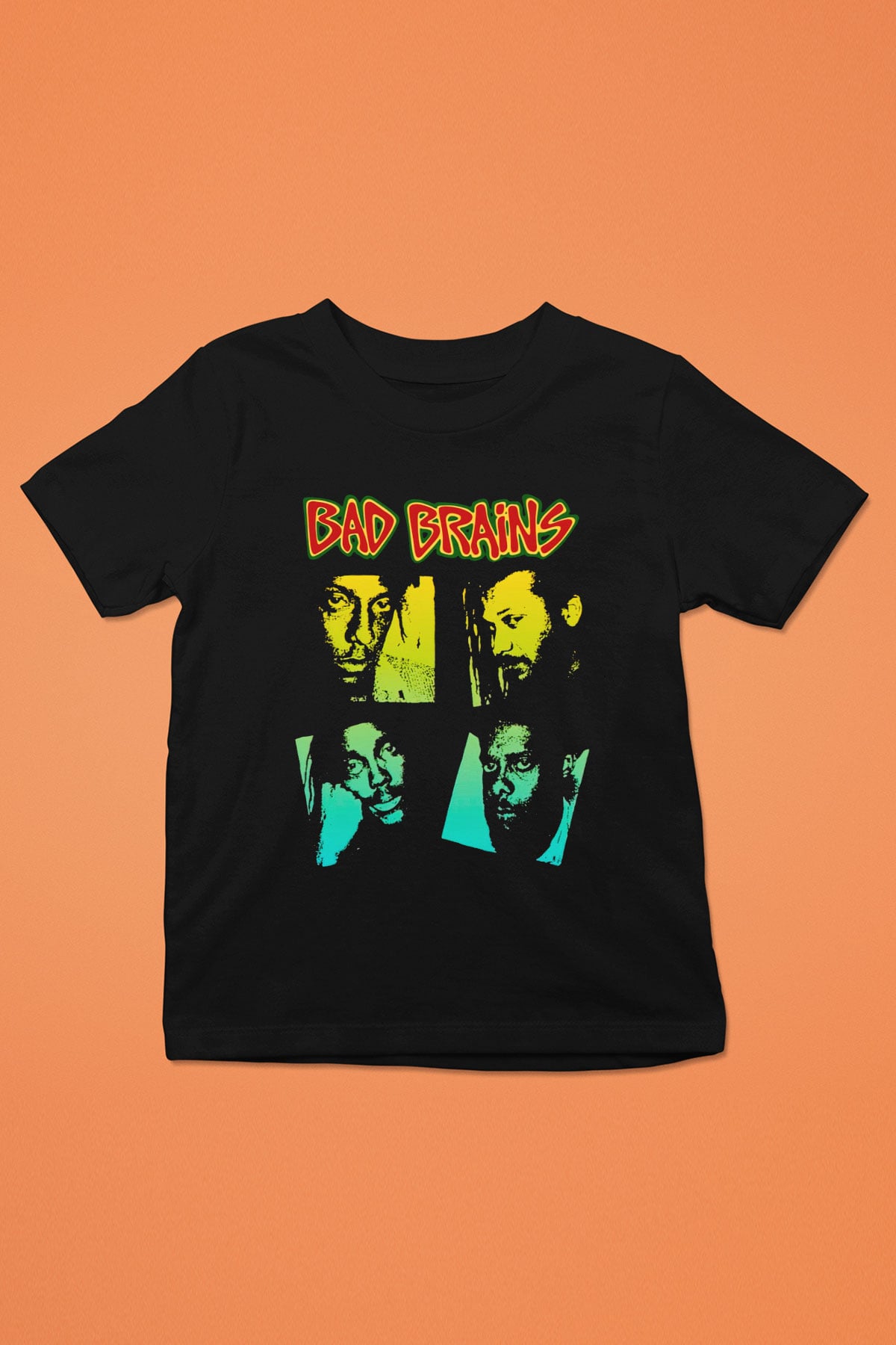 Bad Brains Siyah Unisex Çocuk Tişört