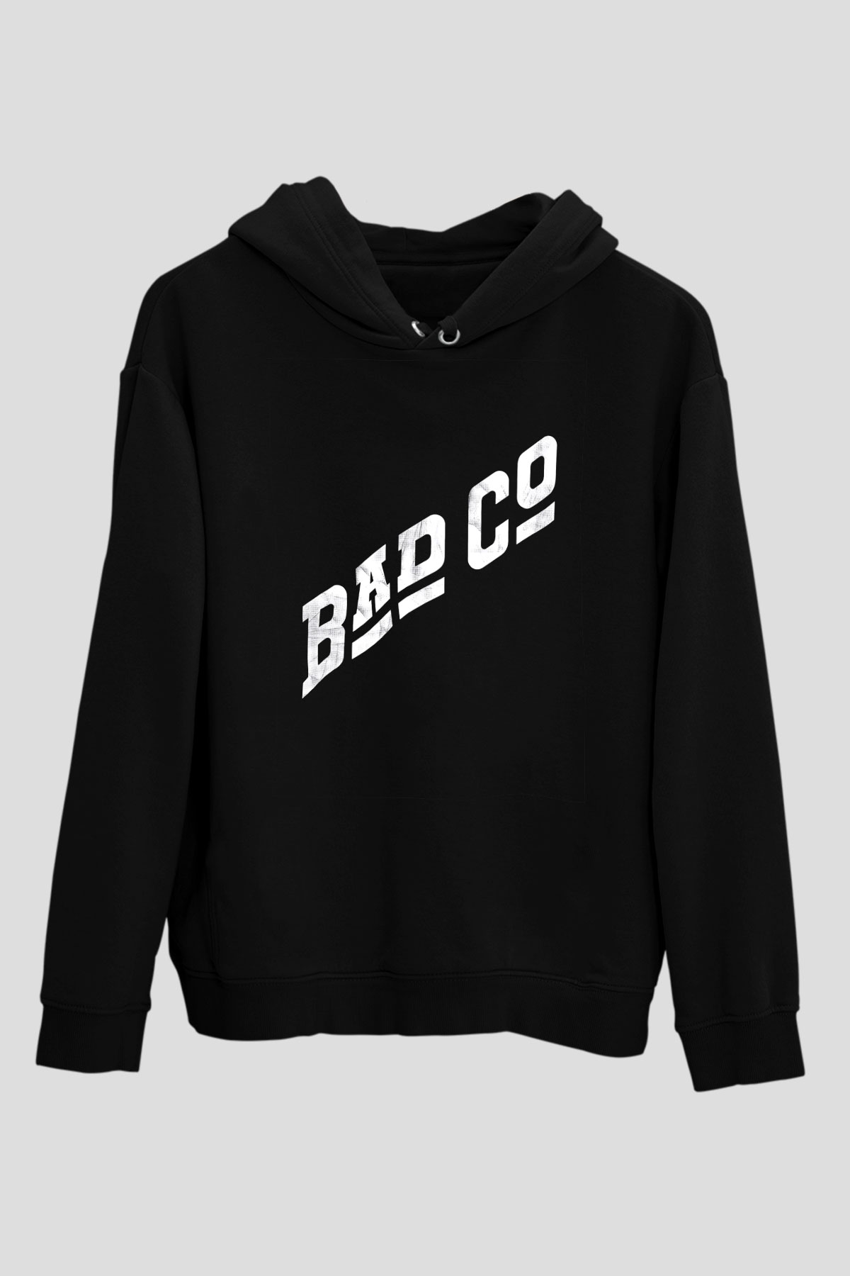 Bad Company Baskılı Unisex Siyah Hoodie