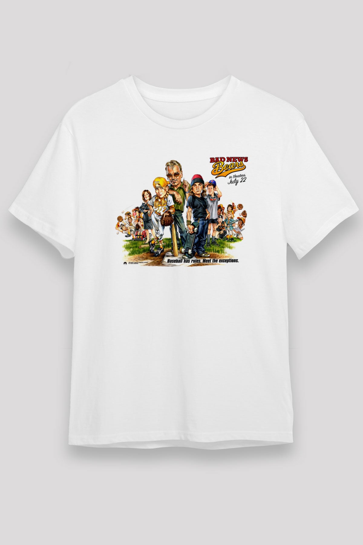 Bad News Bears Beyaz Unisex Tişört