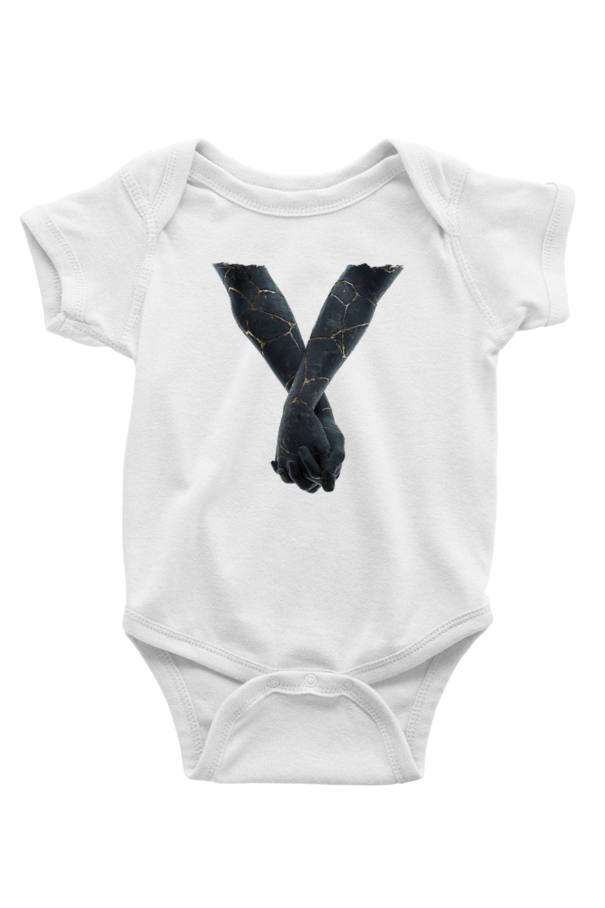 Bad Omens Baskılı Beyaz Unisex Bebek Body - Zıbın