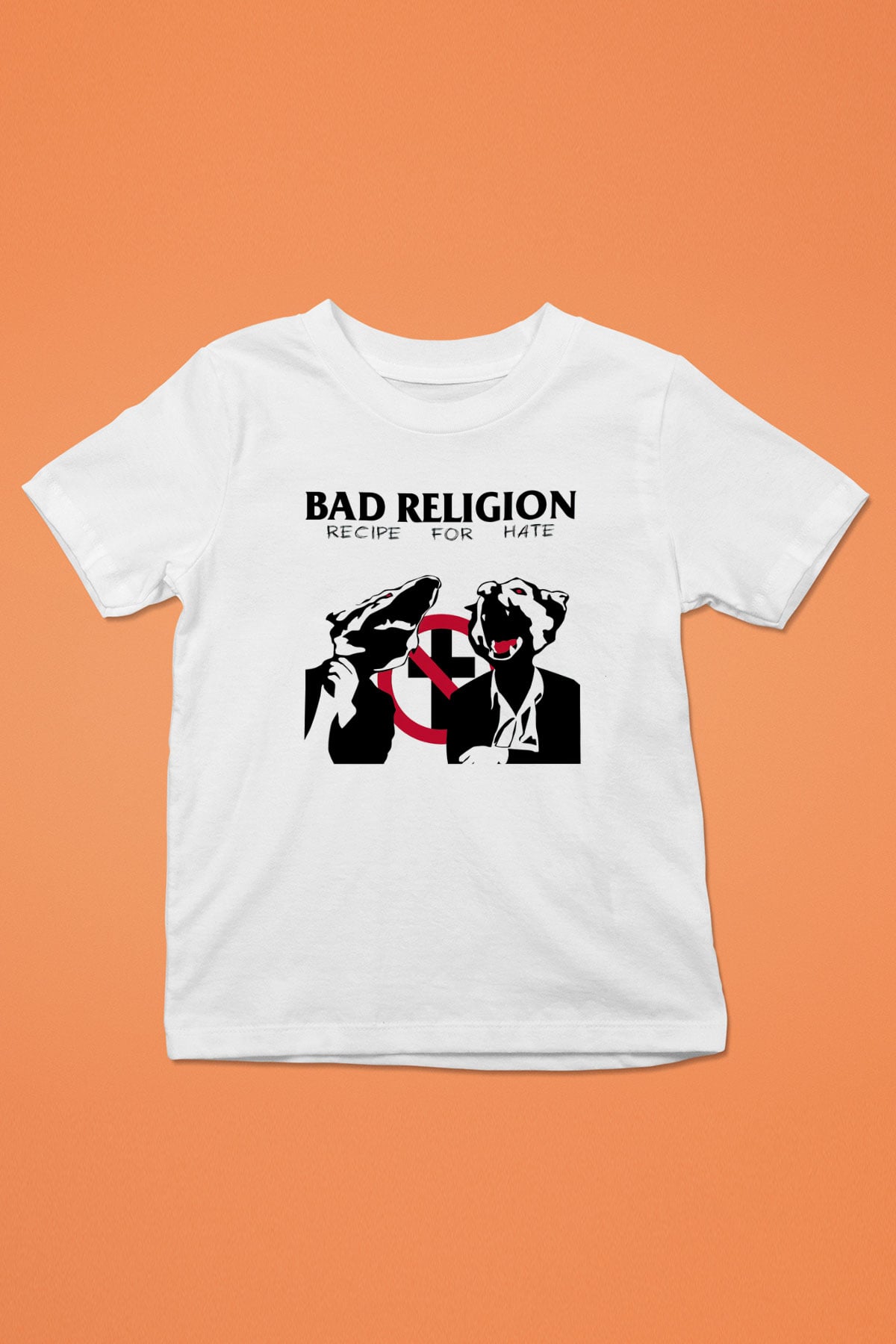 Bad Religion Baskılı Beyaz Unisex Çocuk Tişört