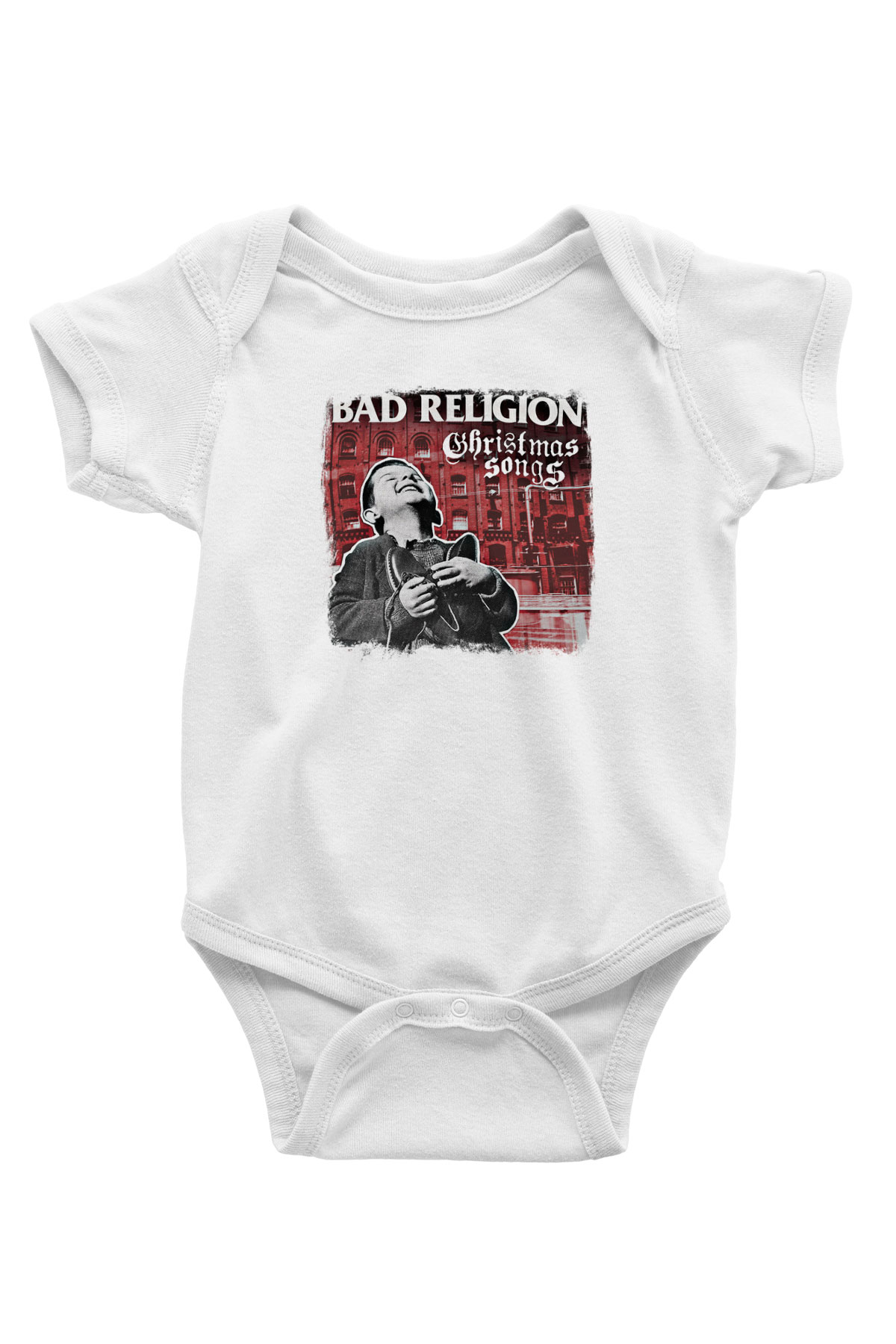 Bad Religion Baskılı Unisex Beyaz Bebek Body - Zıbın