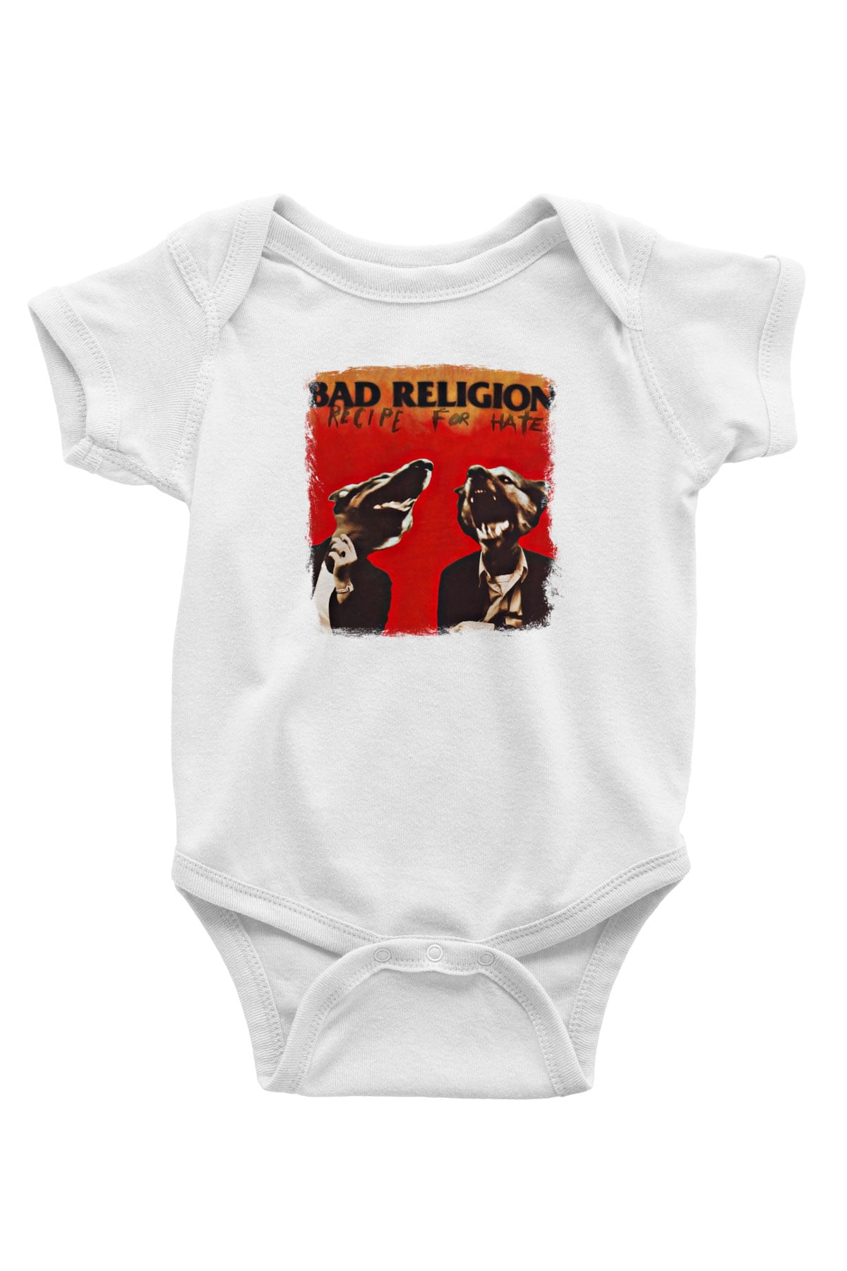 Bad Religion Baskılı Unisex Beyaz Bebek Body - Zıbın