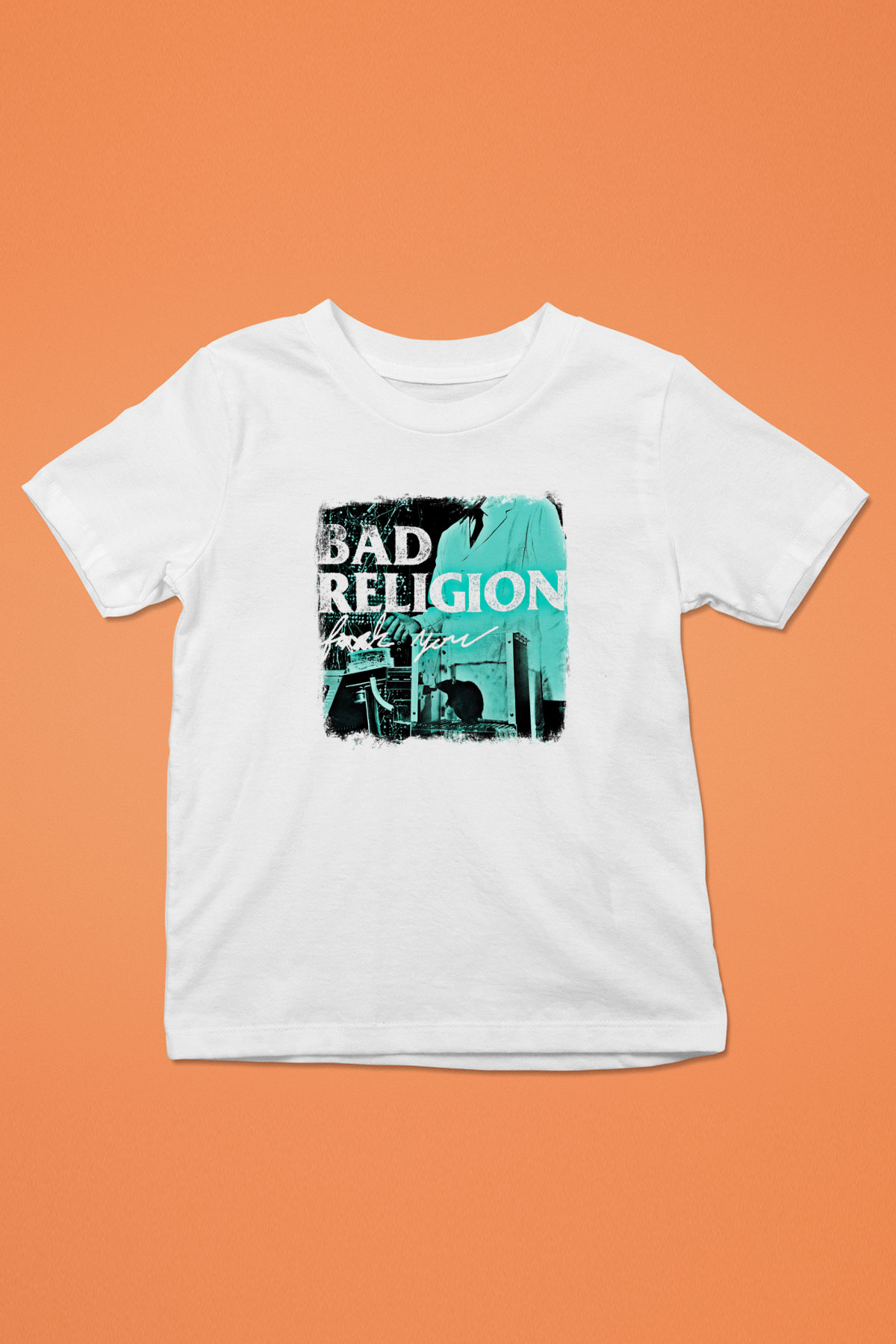 Bad Religion Baskılı Unisex Beyaz Çocuk Tişört