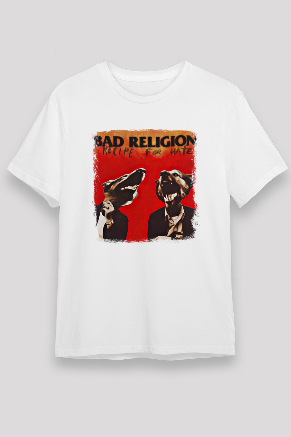 Bad Religion Baskılı Unisex Beyaz Tişört