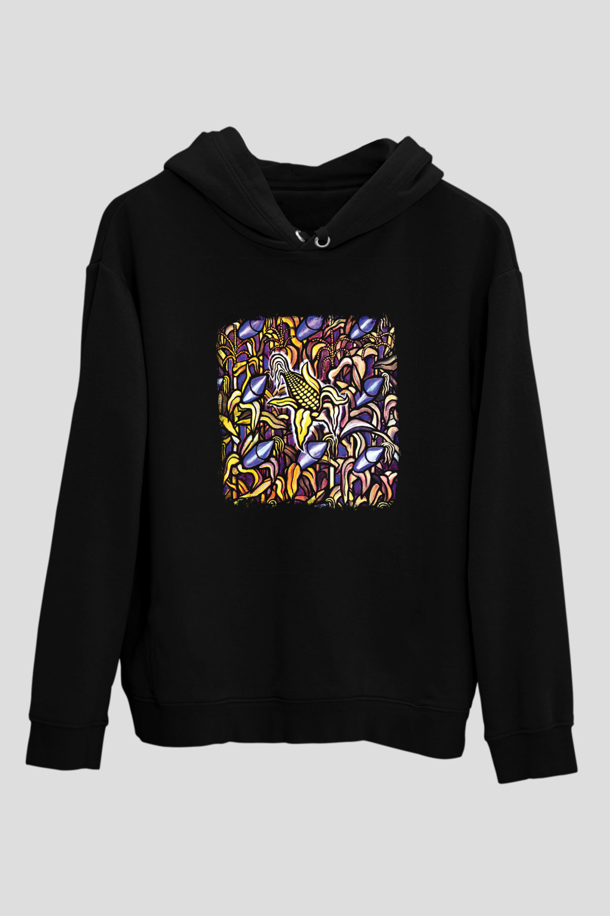 Bad Religion Baskılı Unisex Siyah Hoodie