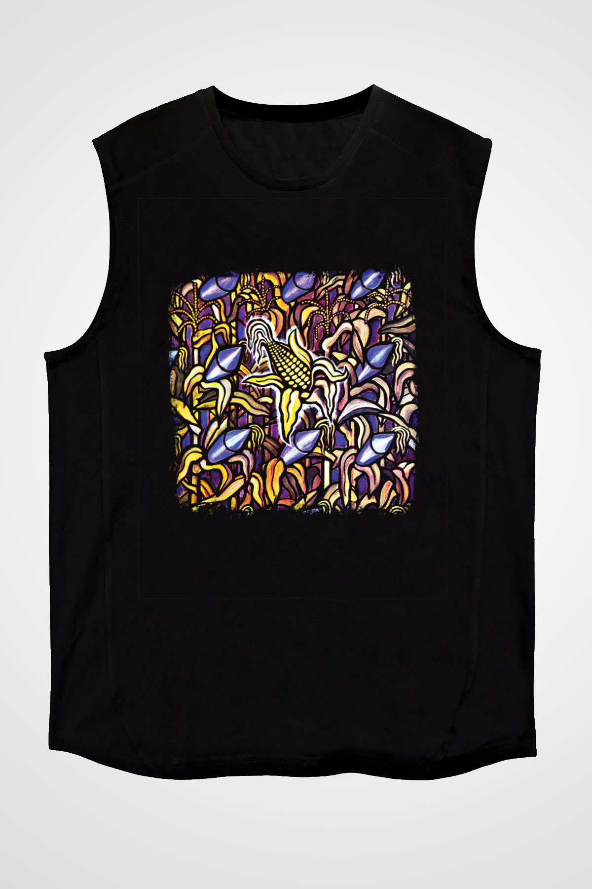 Bad Religion Baskılı Unisex Siyah Kolsuz Tişört