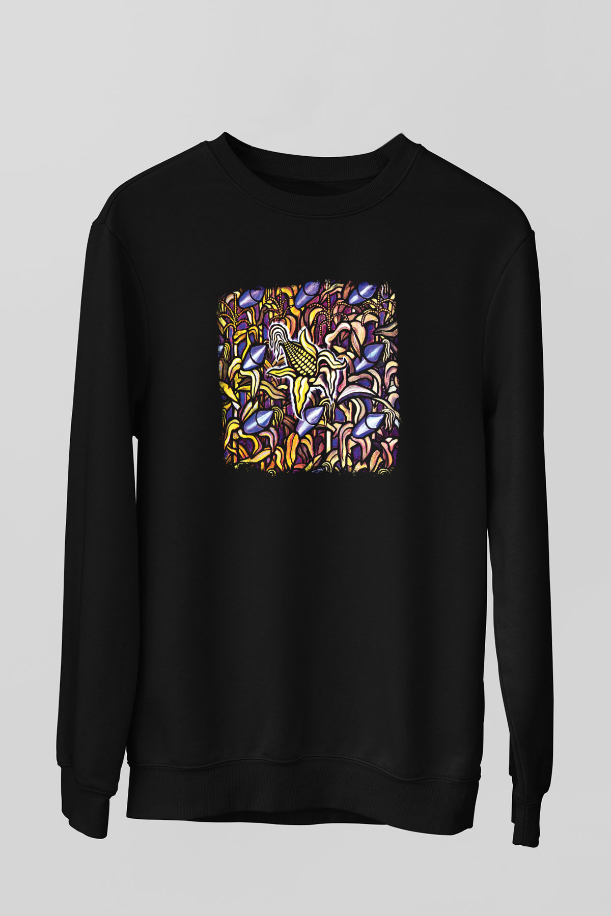 Bad Religion Baskılı Unisex Siyah Sweatshirt