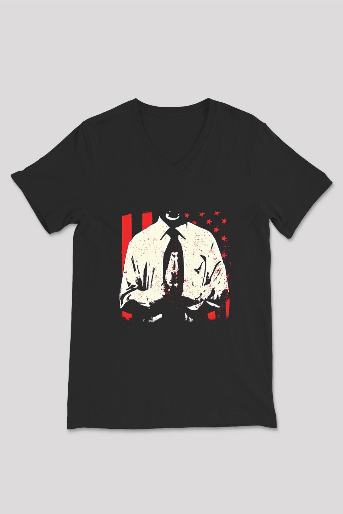 Bad Religion Baskılı Unisex Siyah V Yaka Tişört