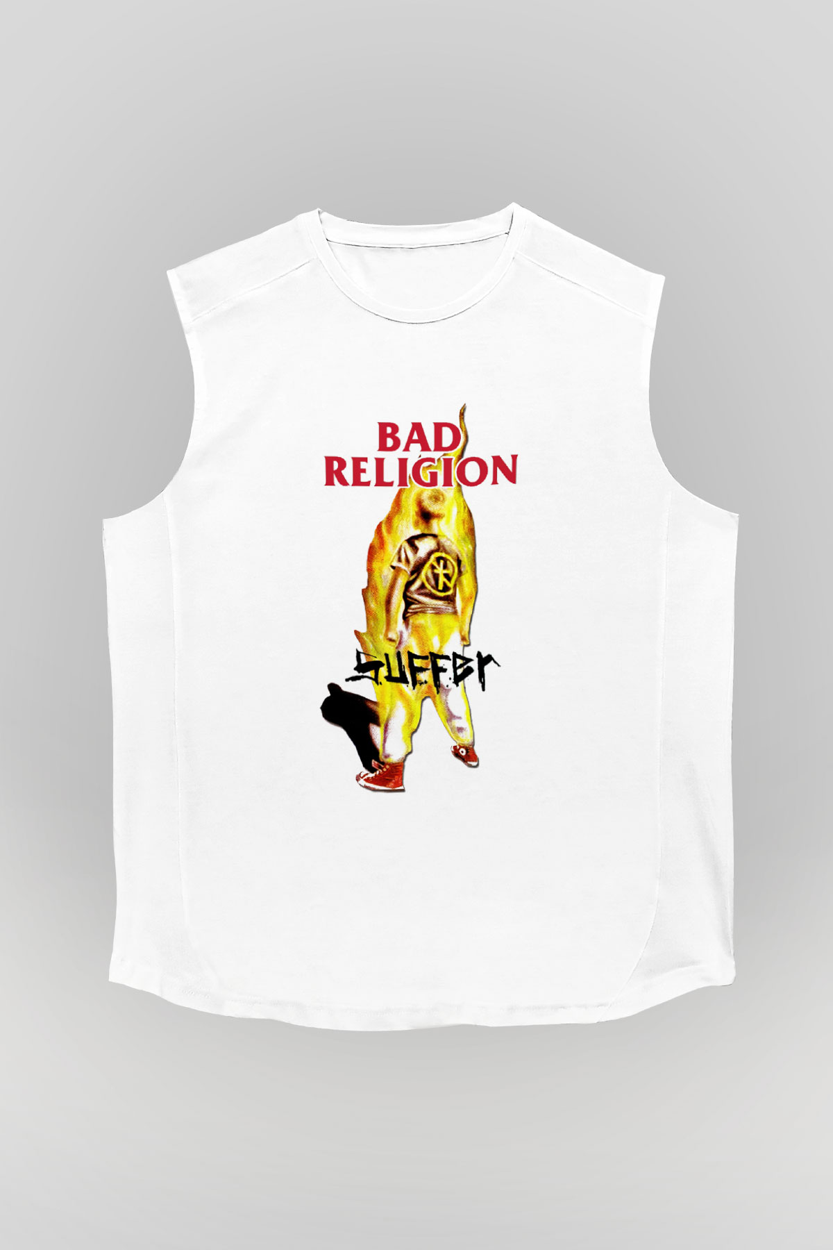 Bad Religion Beyaz Unisex Kolsuz Tişört