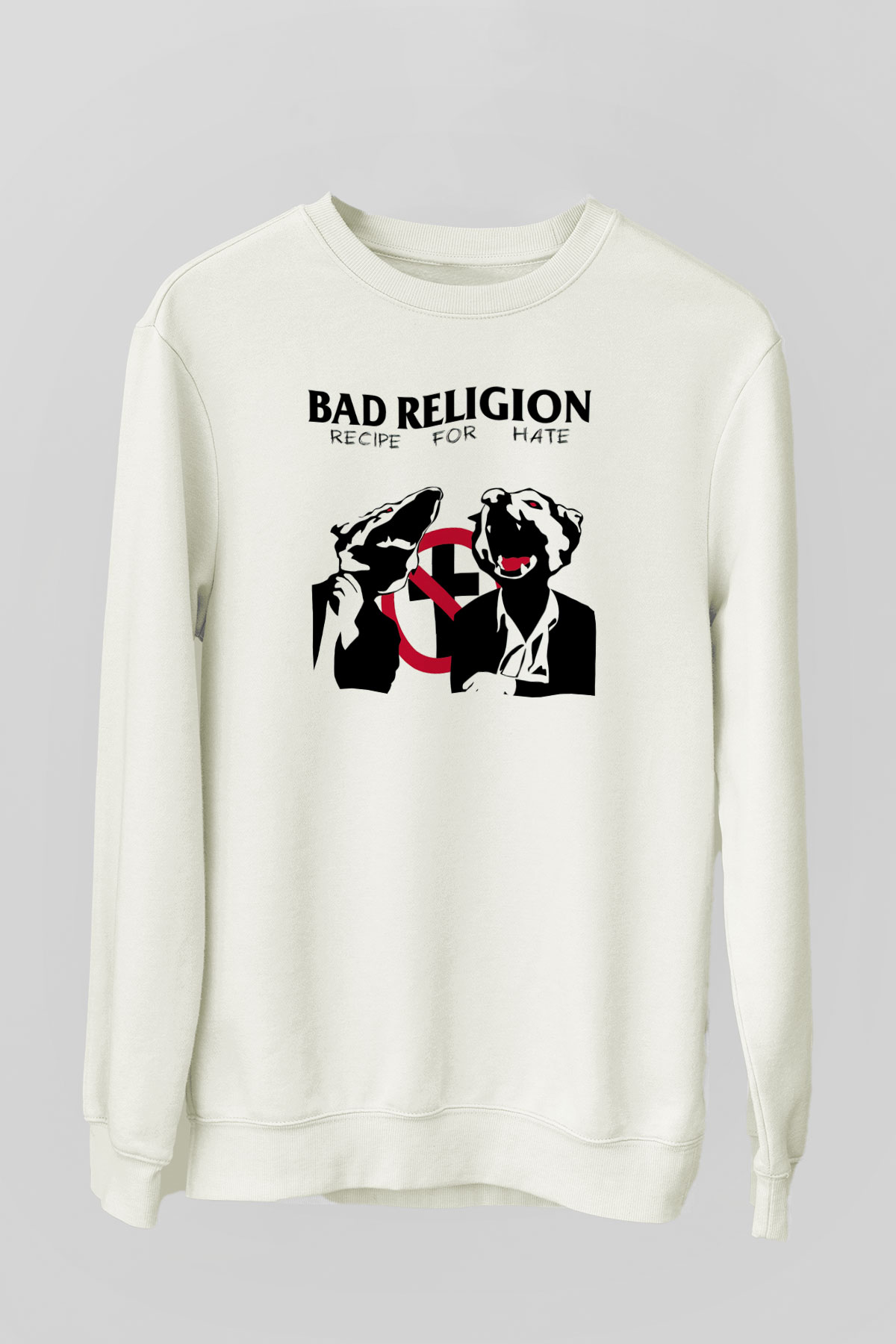 Bad Religion Beyaz Unisex Sweatshirt