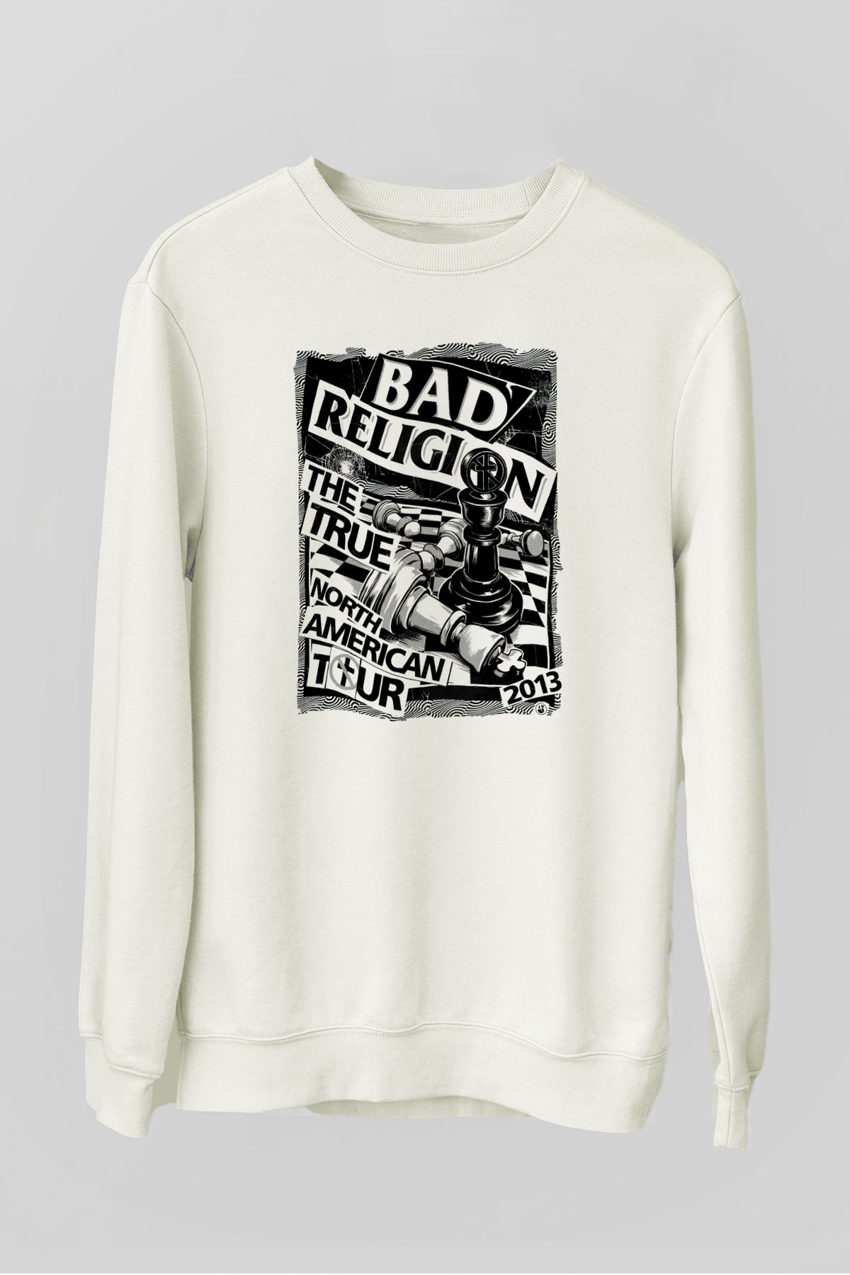 Bad Religion Beyaz Unisex Sweatshirt