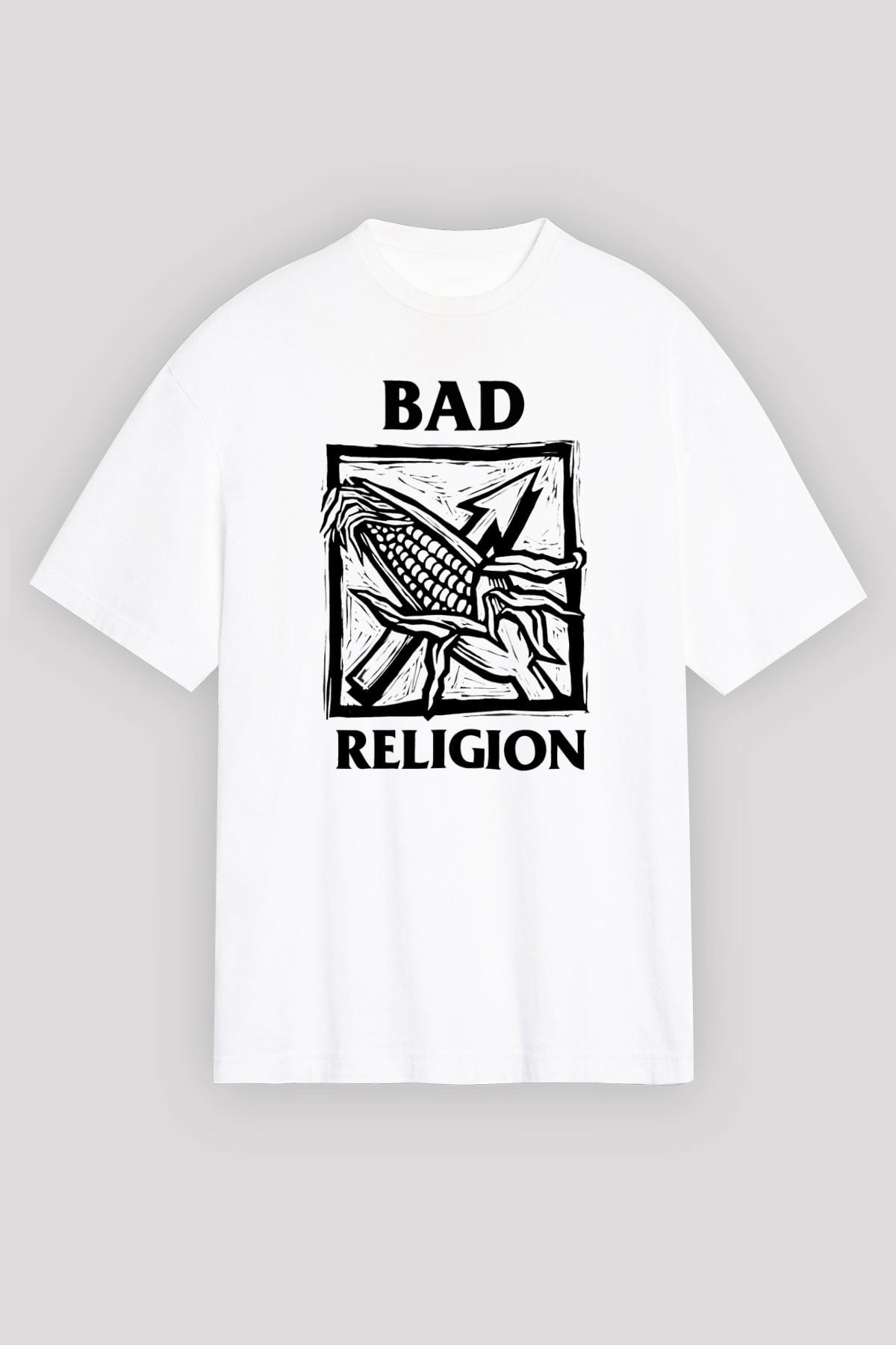 Bad Religion Beyaz Unisex Tişört T-Shirt - TişörtFabrikası