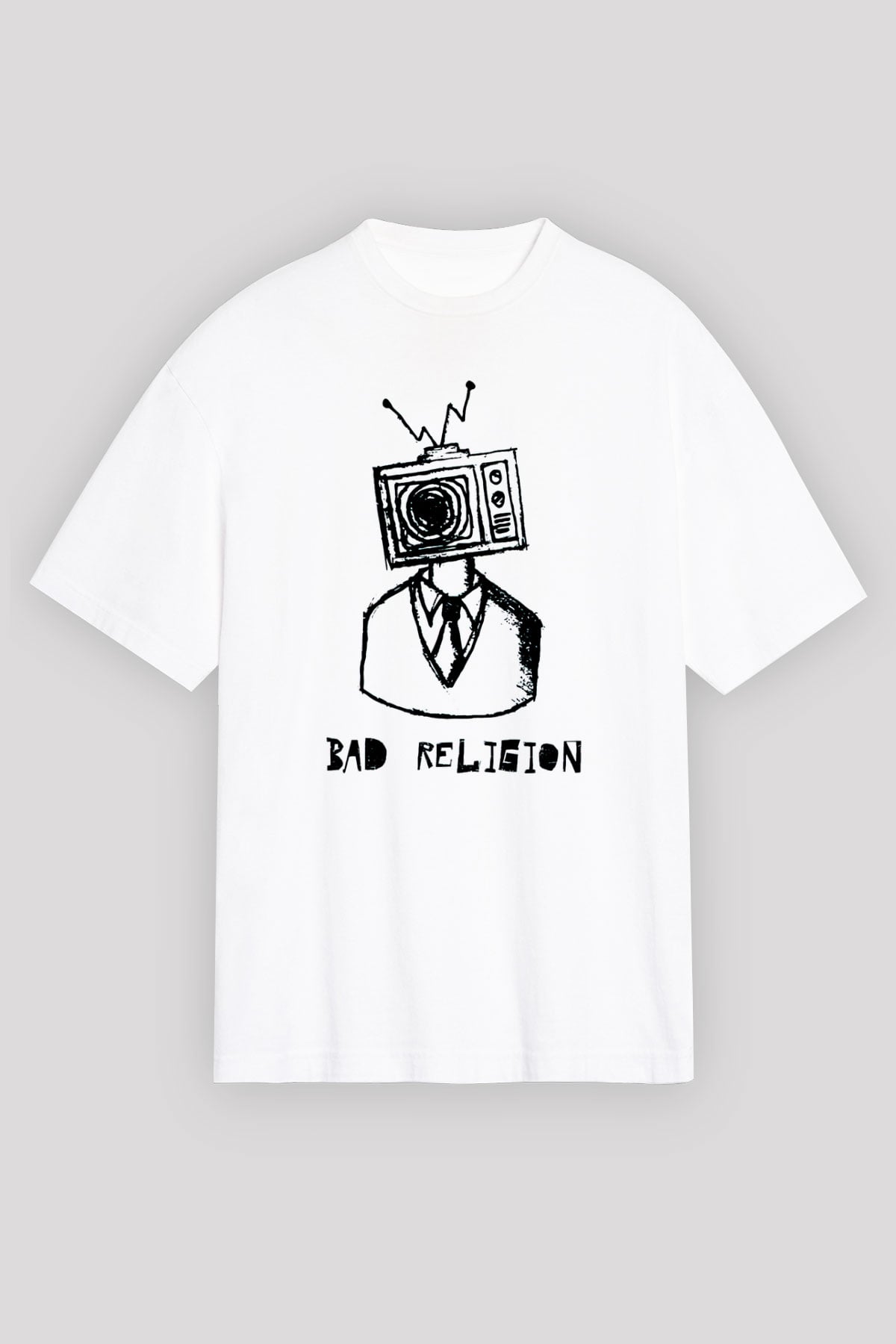 Bad Religion Beyaz Unisex Tişört T-Shirt - TişörtFabrikası