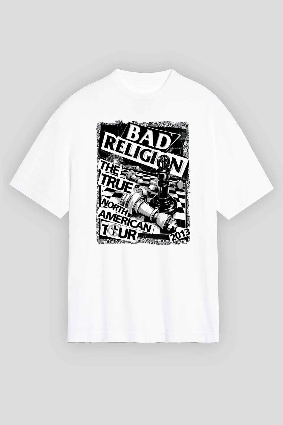 Bad Religion Beyaz Unisex Tişört T-Shirt - TişörtFabrikası