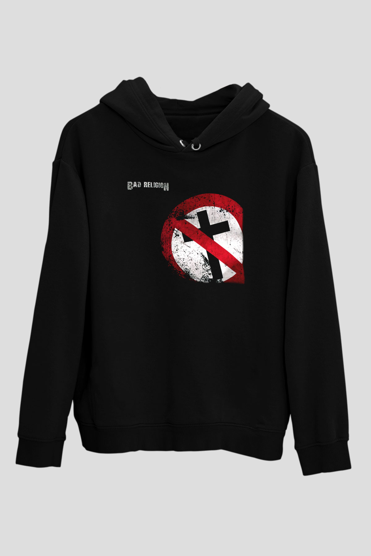 Bad Religion Siyah Unisex Kapüşonlu Sweatshirt