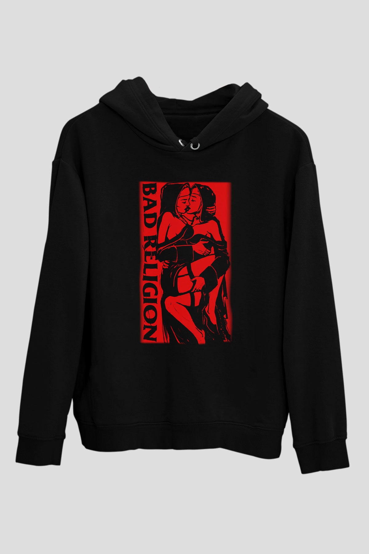 Bad Religion Siyah Unisex Kapüşonlu Sweatshirt