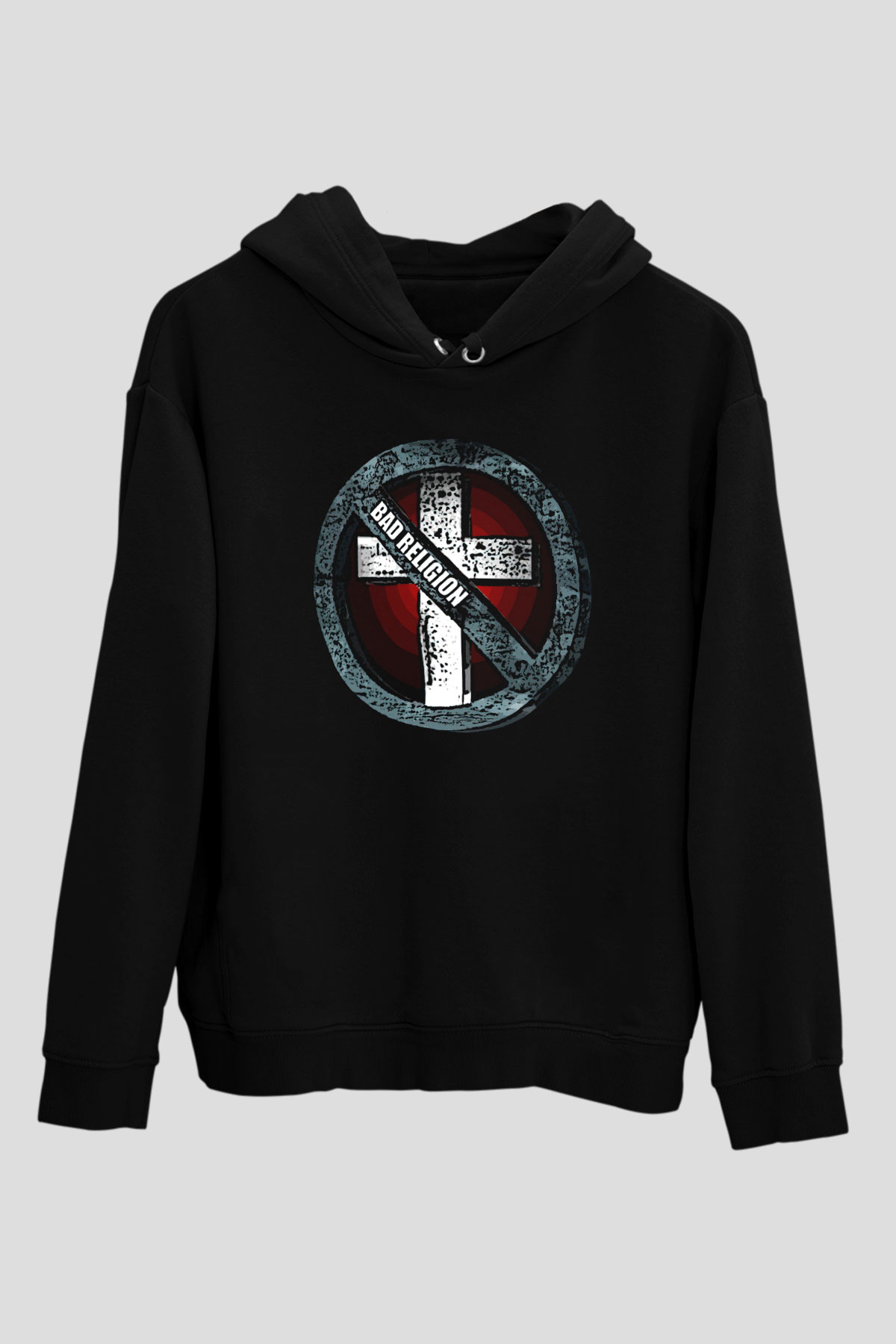 Bad Religion Siyah Unisex Kapüşonlu Sweatshirt