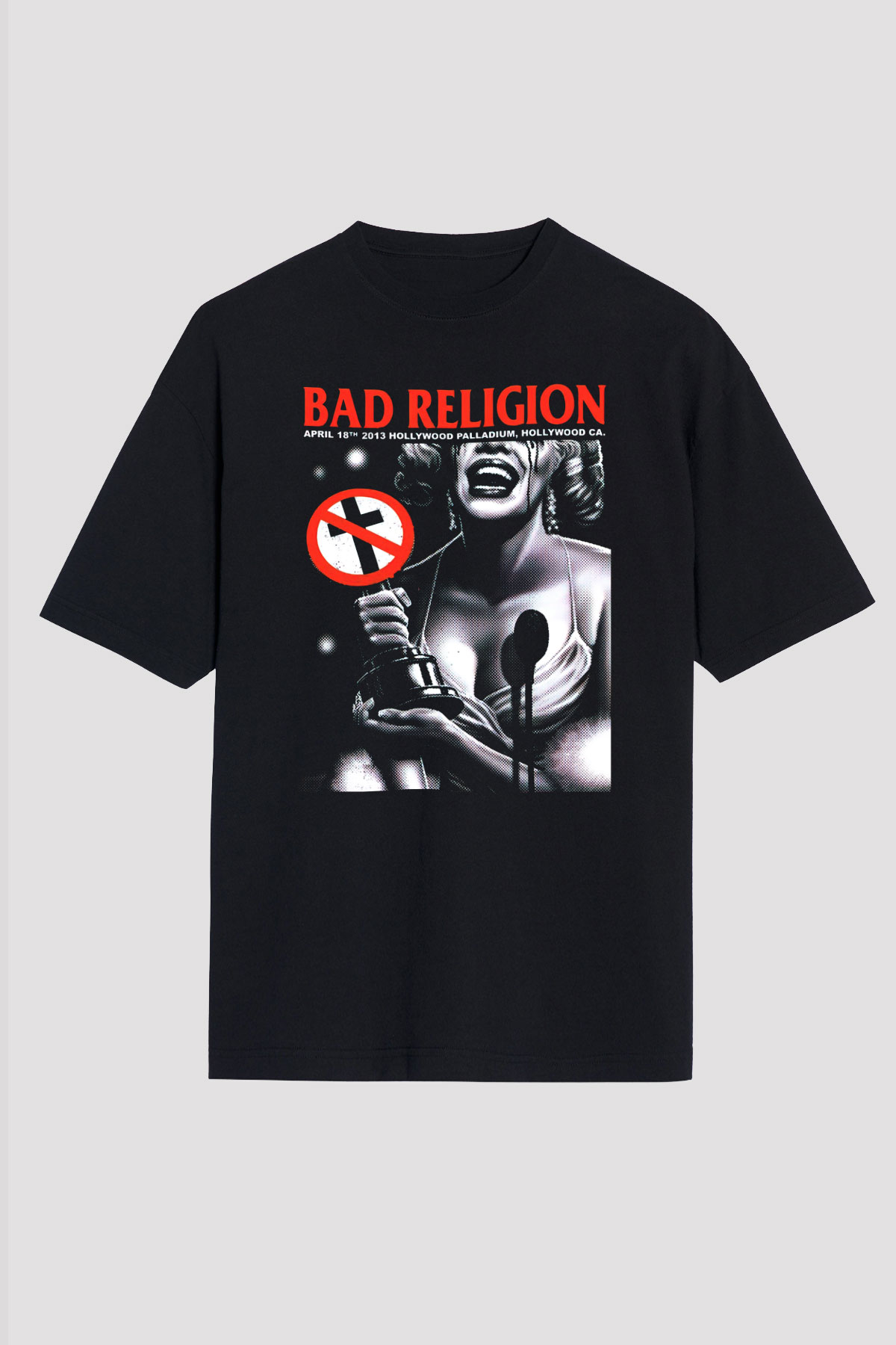 Bad Religion Siyah Unisex Oversize Tişört T-Shirt