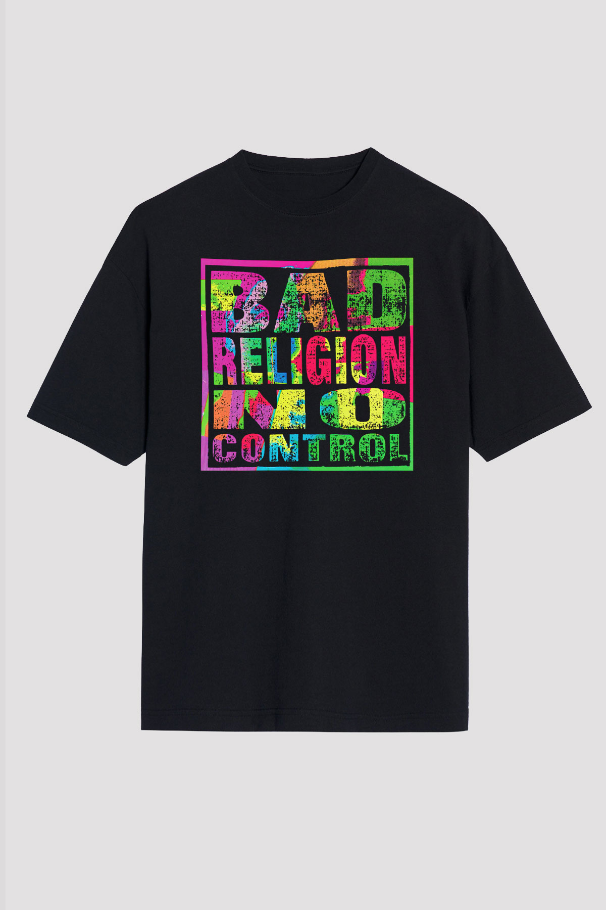 Bad Religion Siyah Unisex Oversize Tişört T-Shirt