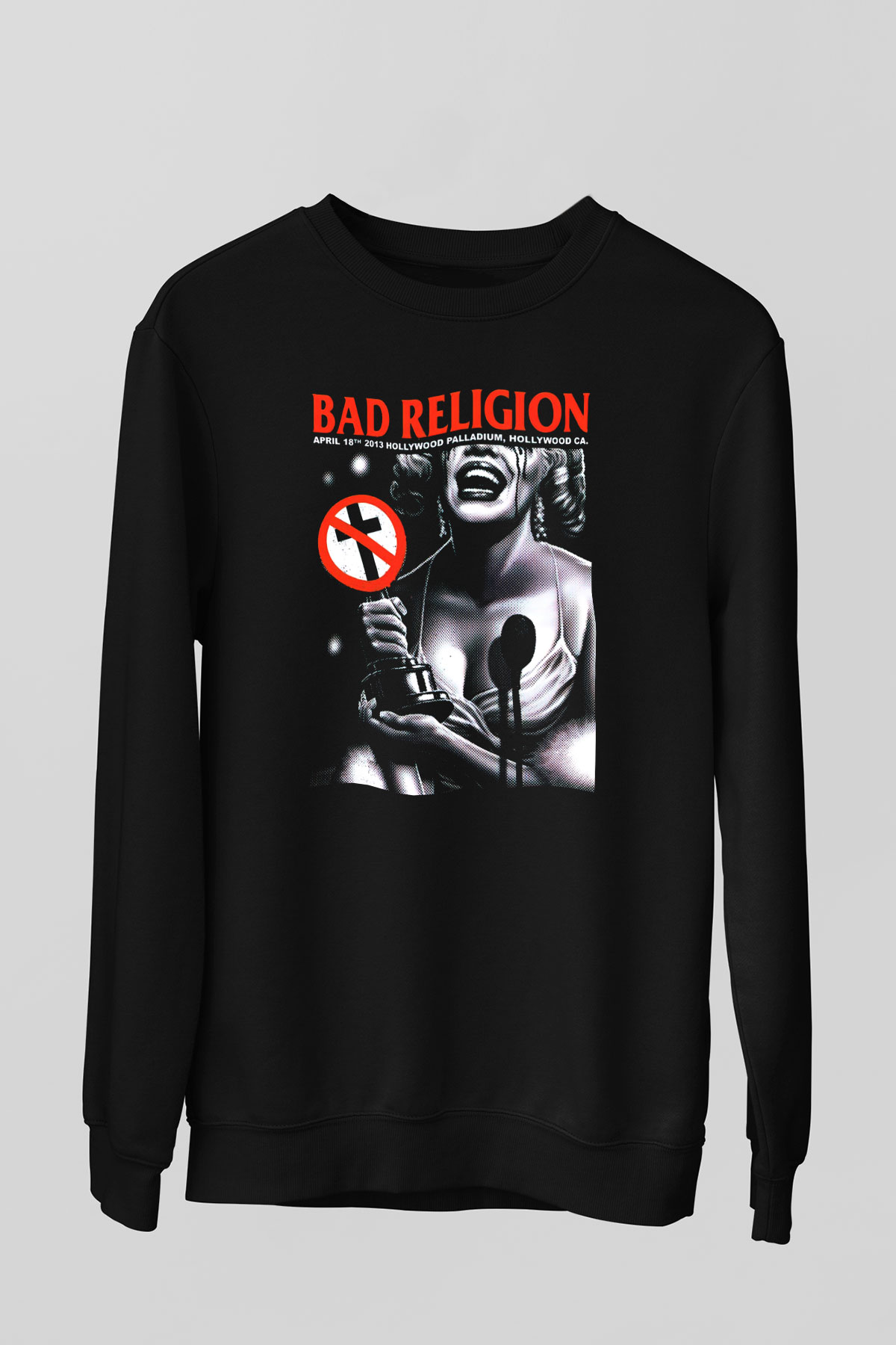 Bad Religion Siyah Unisex Sweatshirt