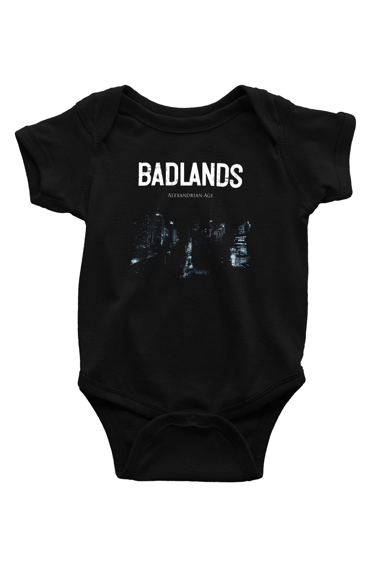 Badlands Siyah Bebek Body - Zıbın