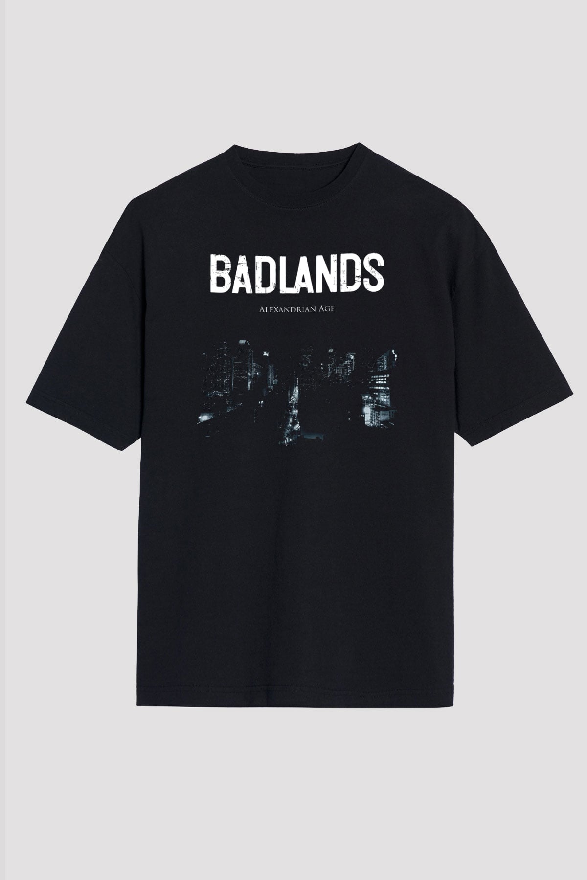 Badlands Siyah Unisex Tişört T-Shirt - TişörtFabrikası