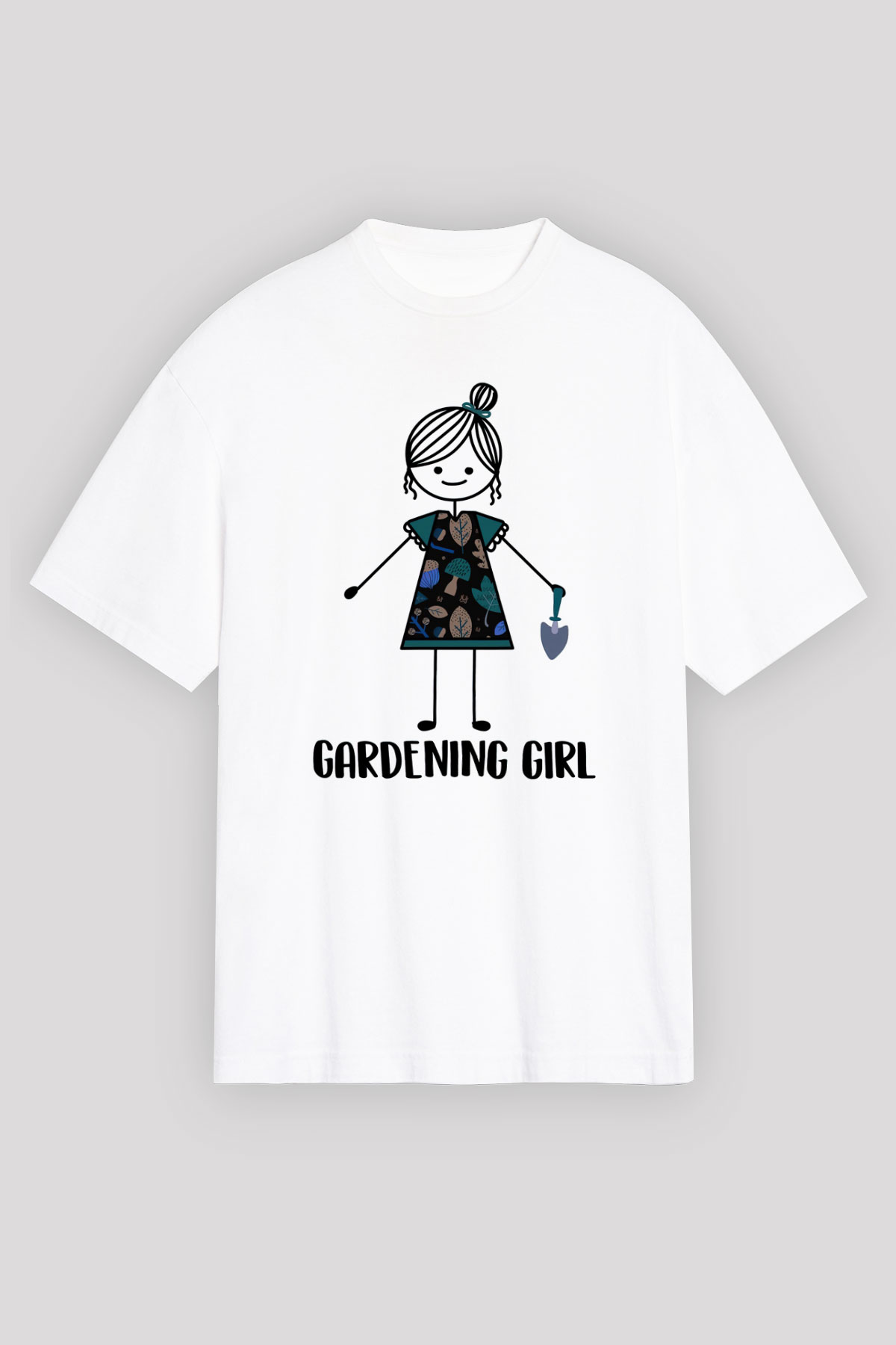 Bahçıvan Beyaz Unisex Tişört T-Shirt - TişörtFabrikası