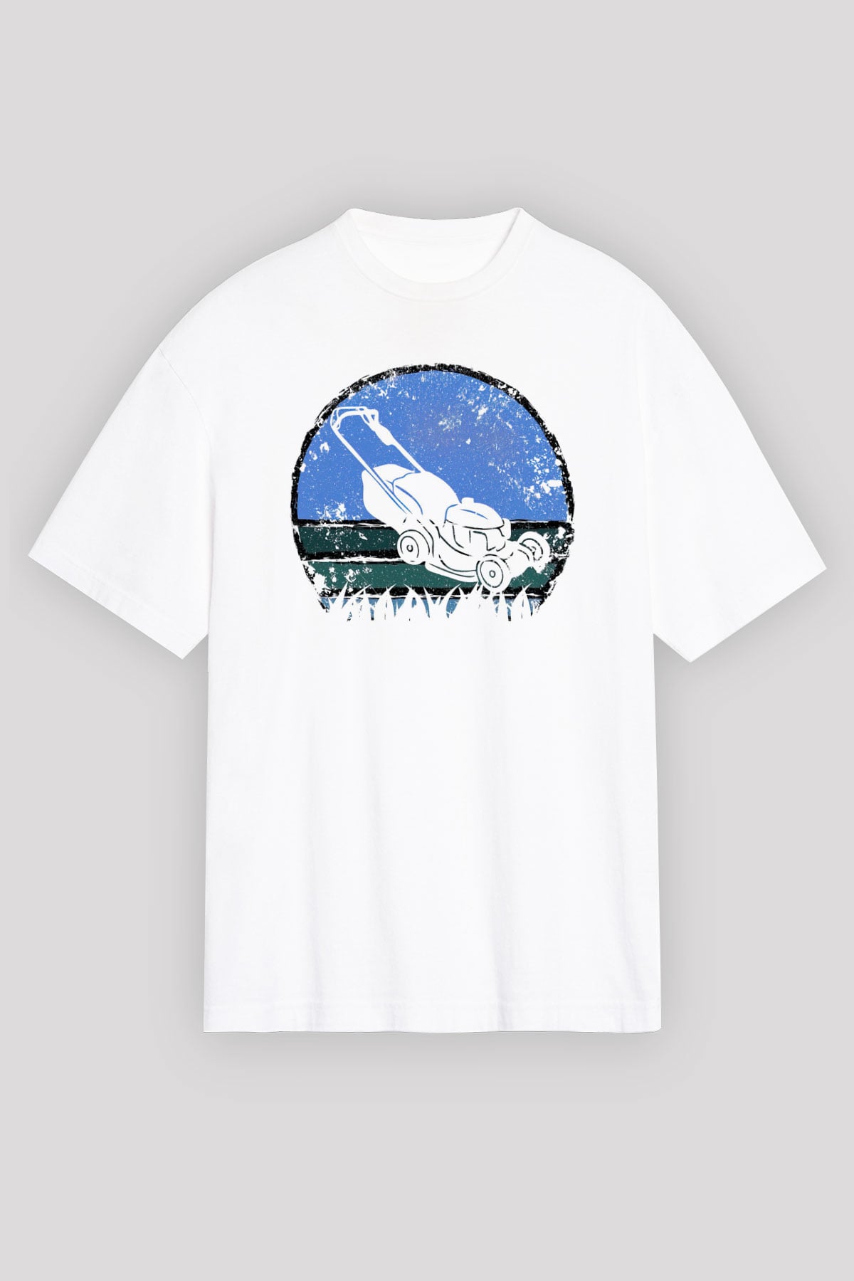Bahçıvan Beyaz Unisex Tişört T-Shirt - TişörtFabrikası