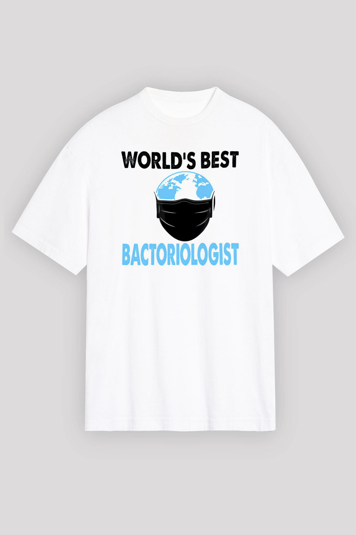 Bakteriyolog Beyaz Unisex Tişört T-Shirt - TişörtFabrikası
