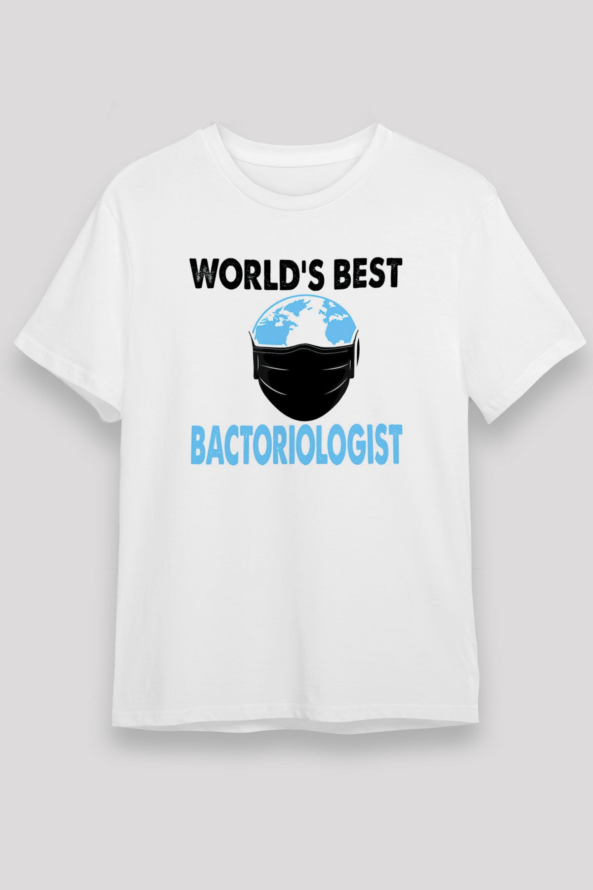 Bakteriyolog Beyaz Unisex Tişört T-Shirt - TişörtFabrikası