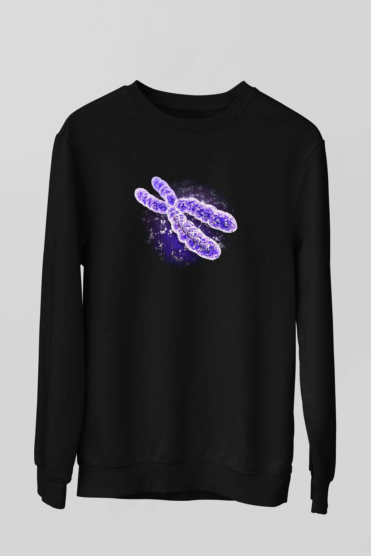 Bakteriyolog Siyah Unisex Sweatshirt