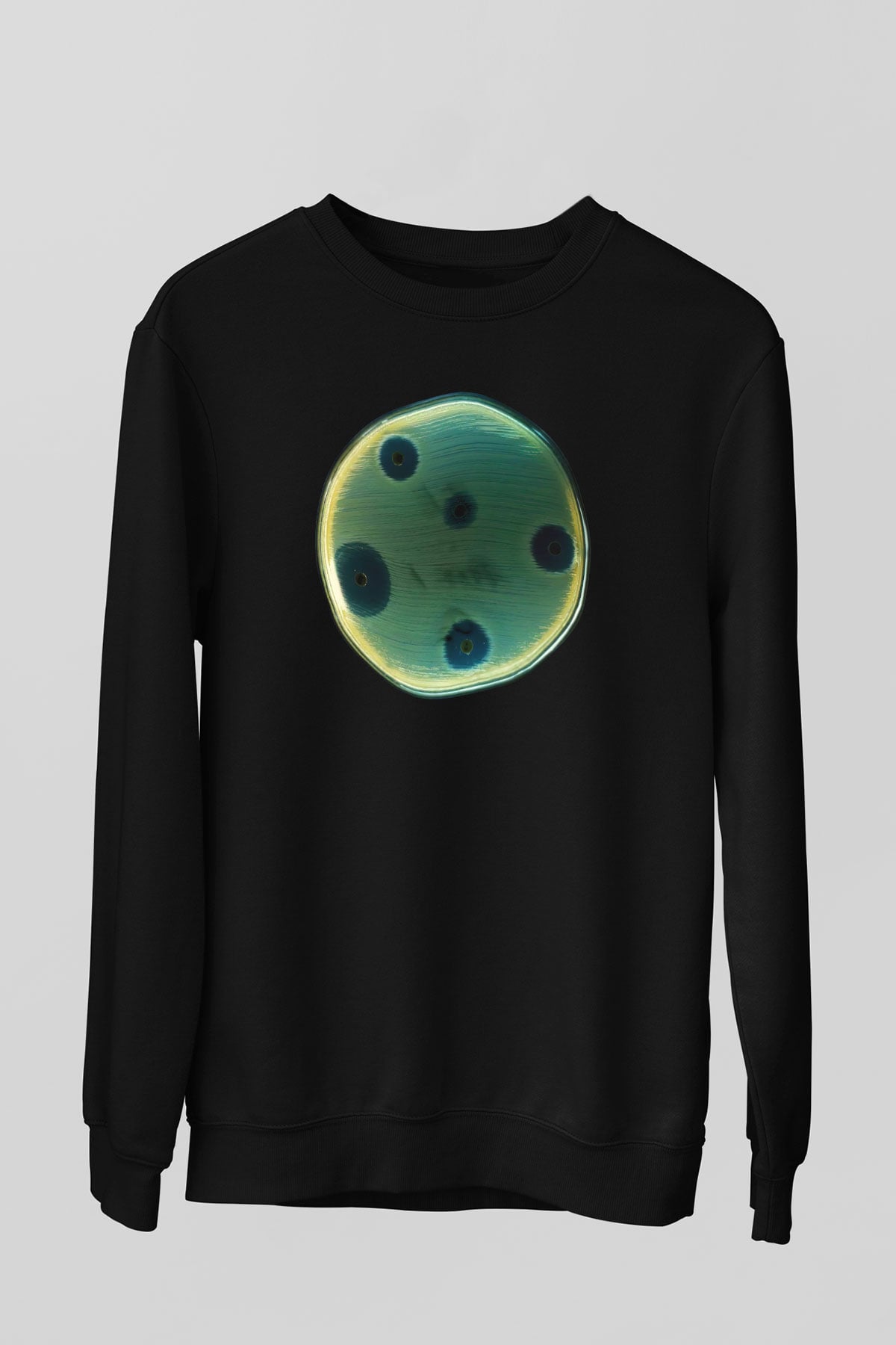 Bakteriyolog Siyah Unisex Sweatshirt
