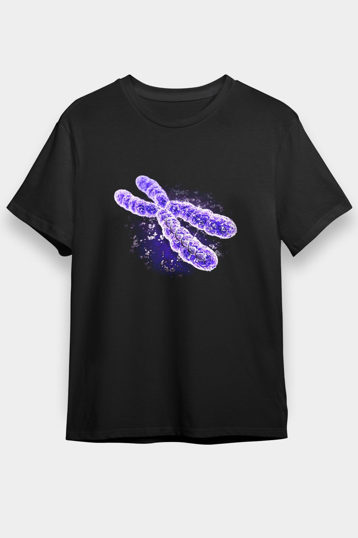 Bakteriyolog Siyah Unisex Tişört T-Shirt - TişörtFabrikası