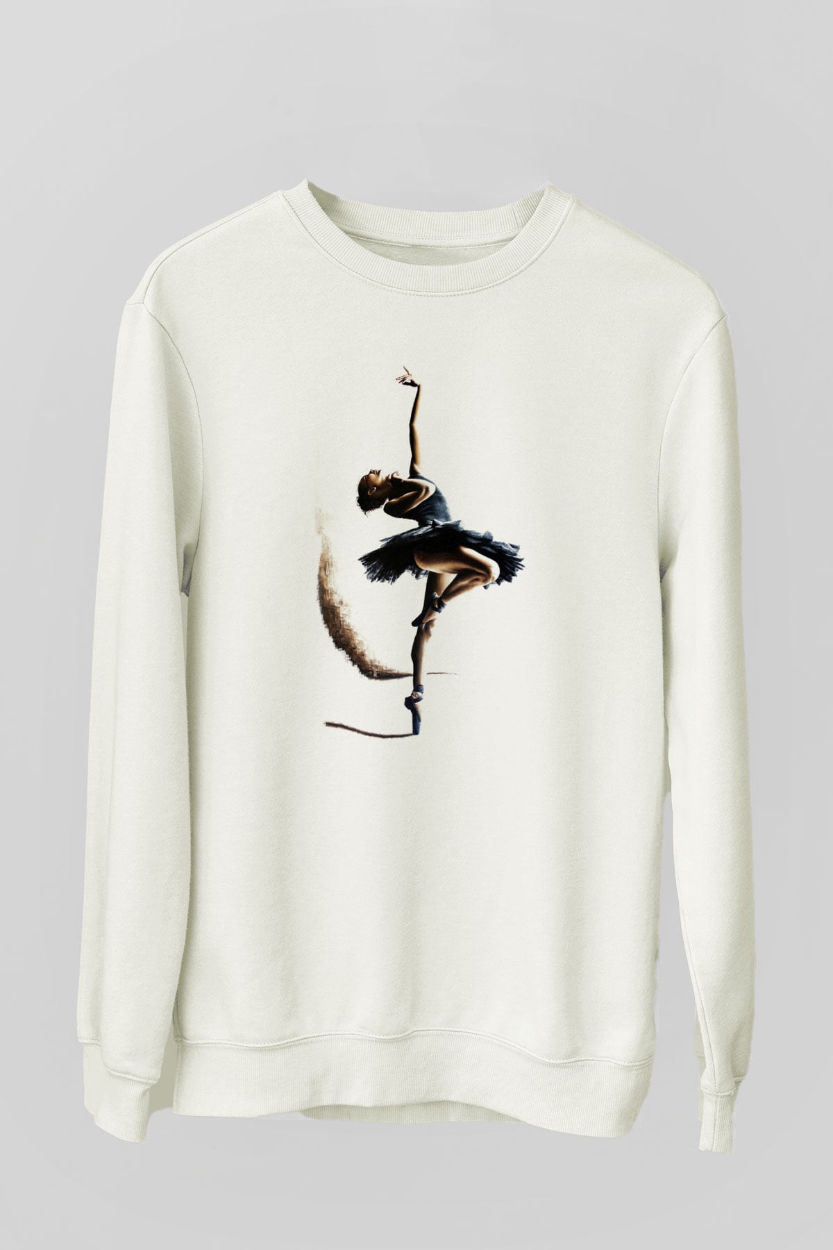 Bale Beyaz Unisex Sweatshirt