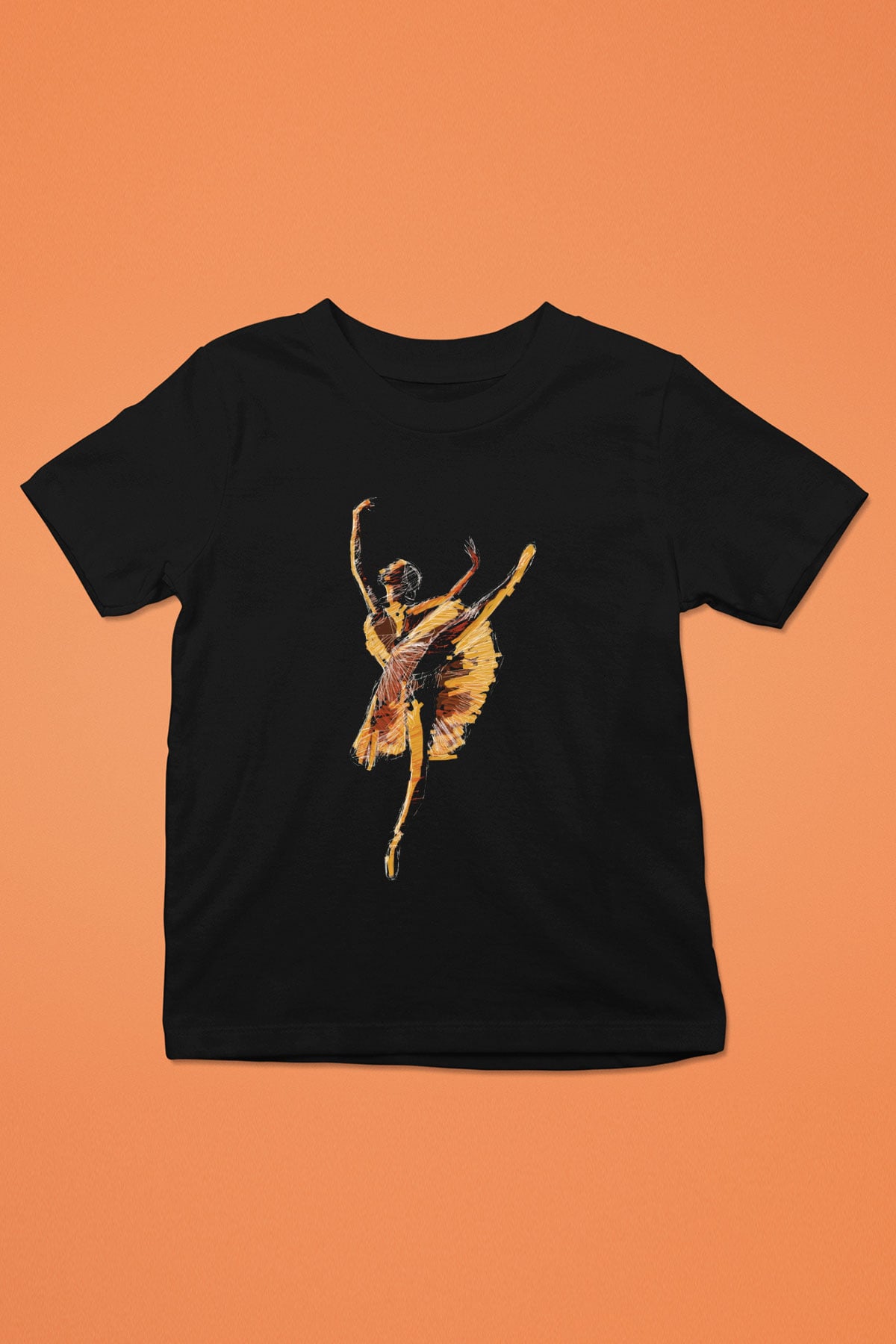 Bale Siyah Unisex Çocuk Tişört