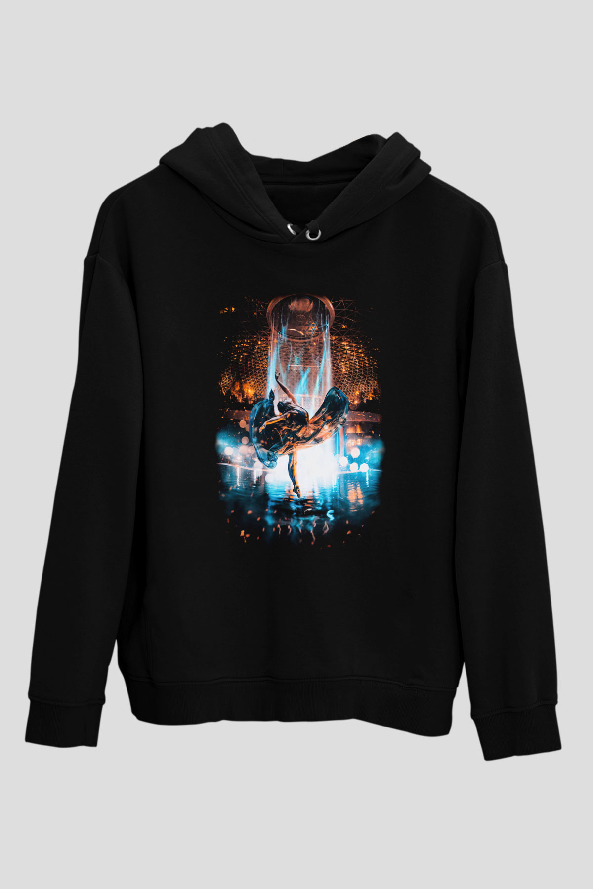 Bale Siyah Unisex Hoodie