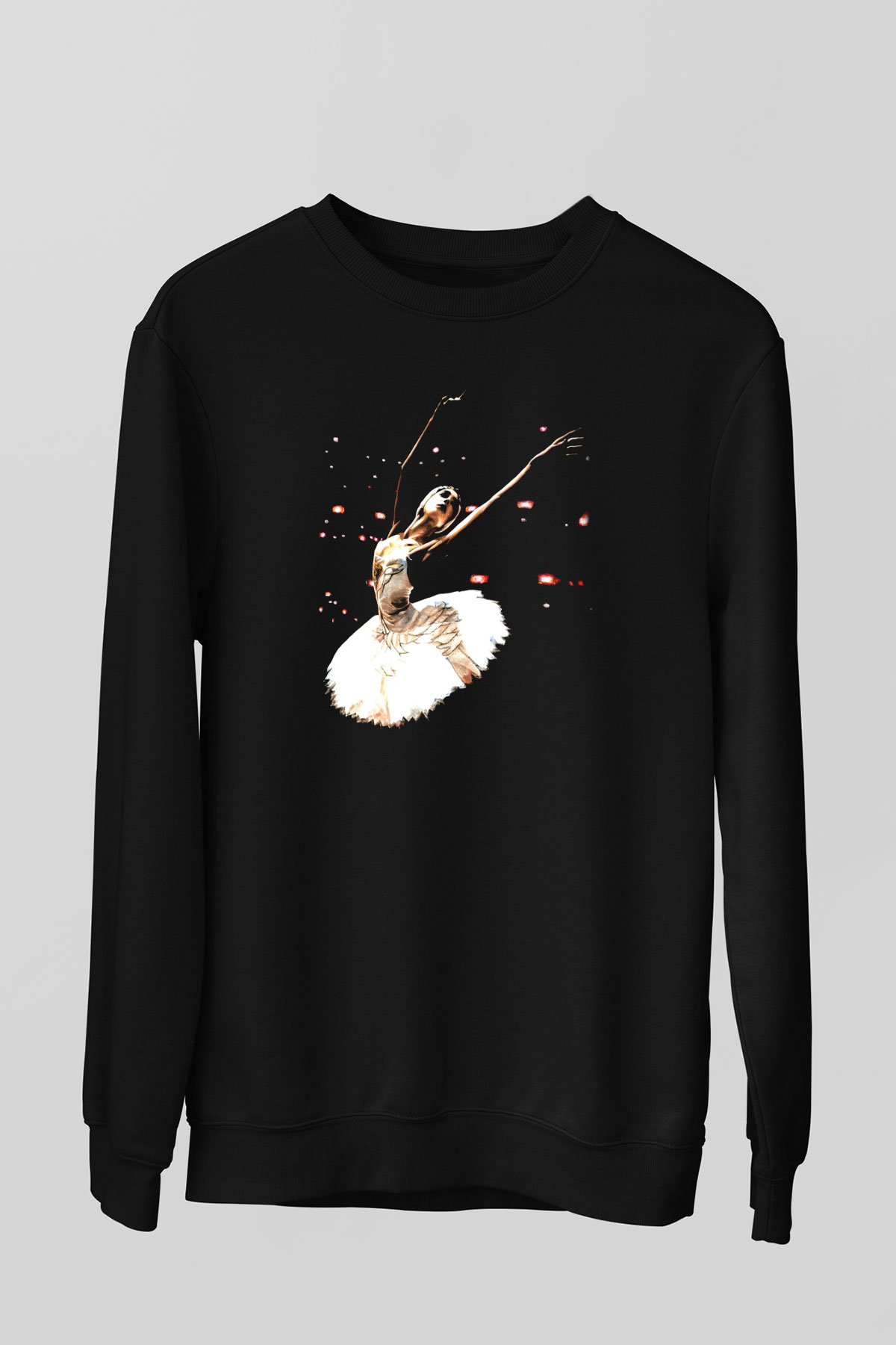 Bale Siyah Unisex Sweatshirt