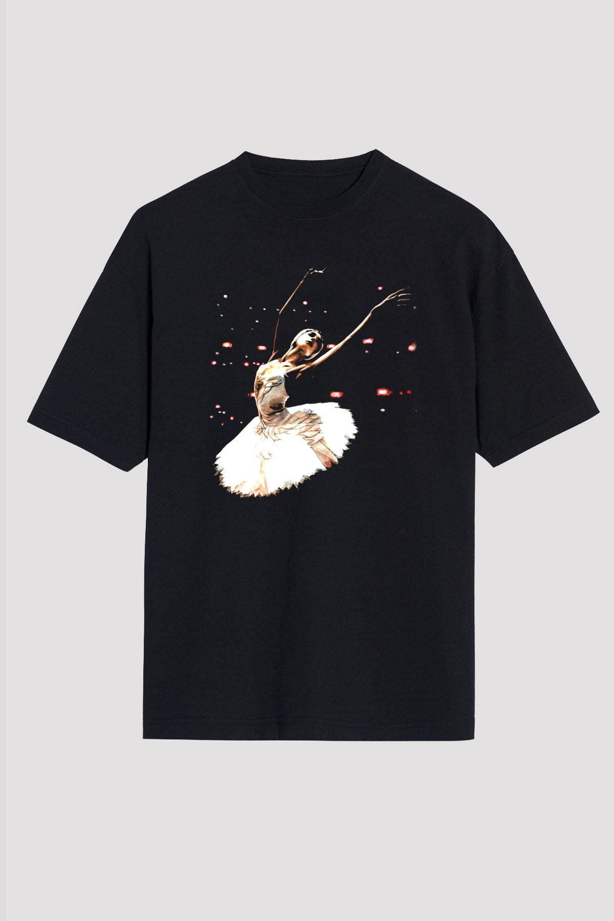 Bale Siyah Unisex Tişört T-Shirt - TişörtFabrikası