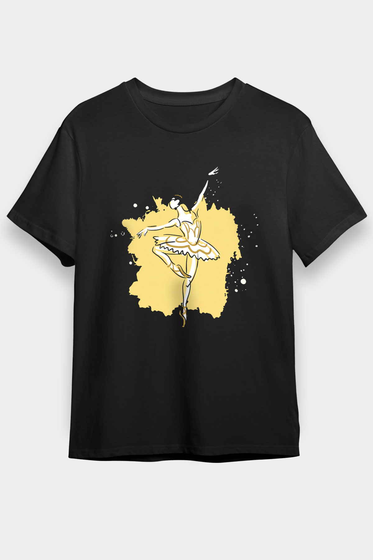 Bale Siyah Unisex Tişört T-Shirt - TişörtFabrikası
