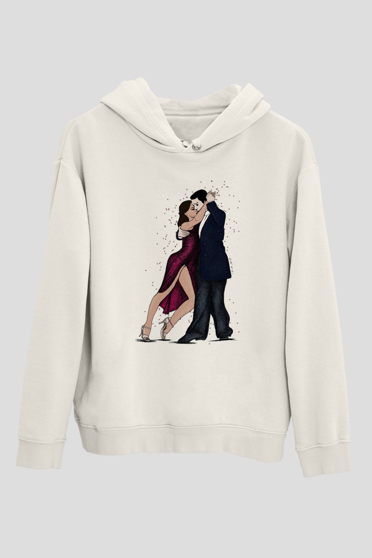 Balo Beyaz Unisex Hoodie