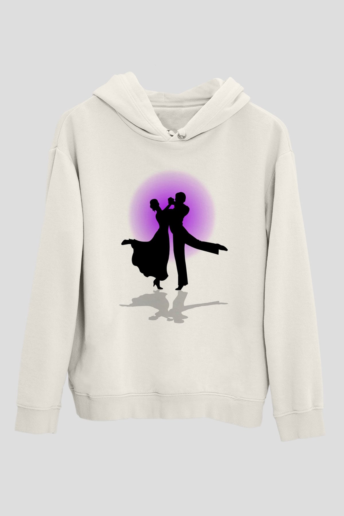 Balo Beyaz Unisex Kapşonlu Sweatshirt