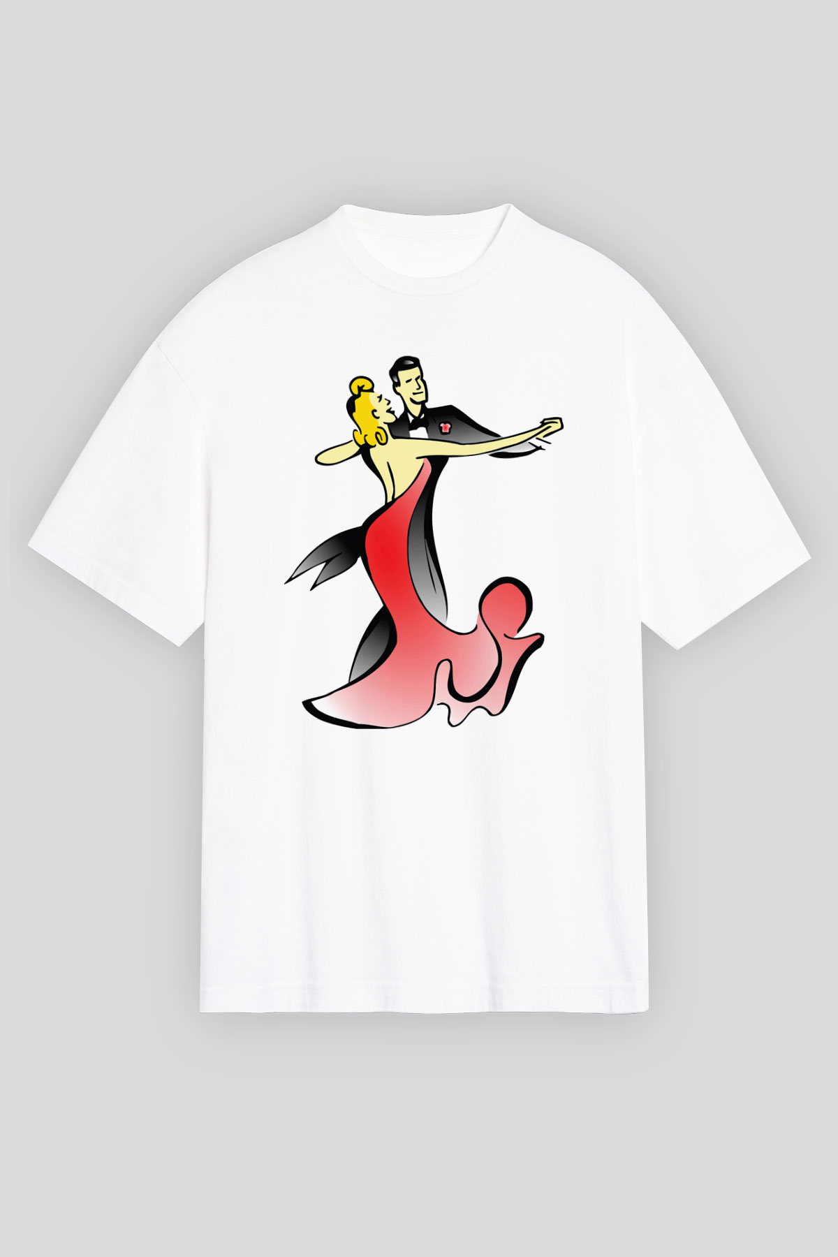Balo Beyaz Unisex Oversize Tişört T-Shirt