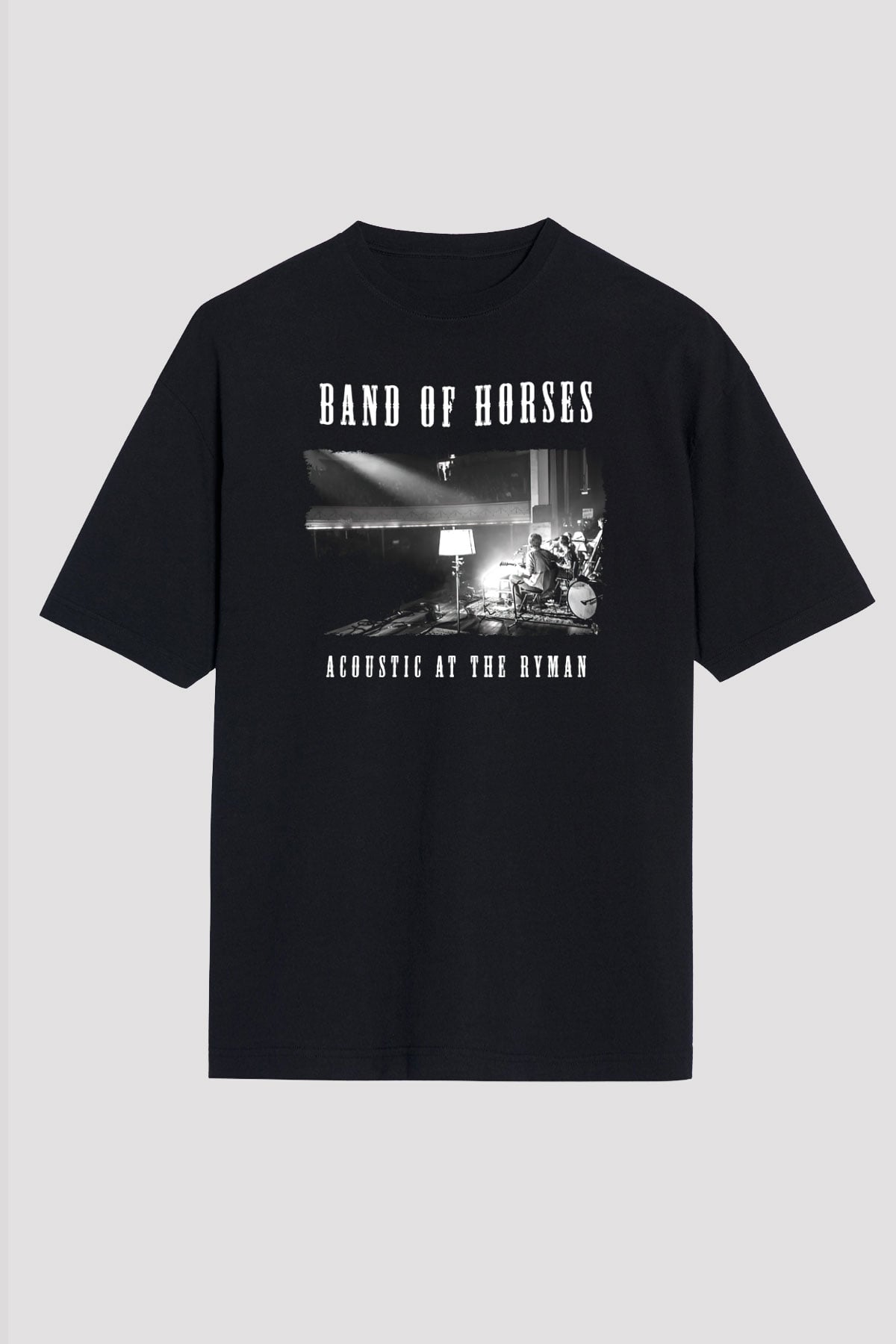 Band of Horses Siyah Unisex Tişört T-Shirt - TişörtFabrikası